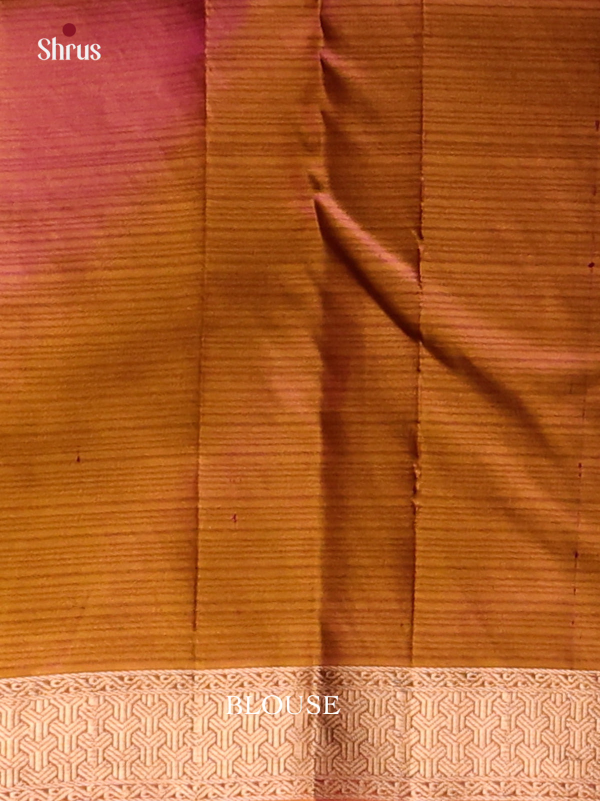 Purple & Mustard Kanchipuram silk Saree gleams with gold zari micro buttas-2