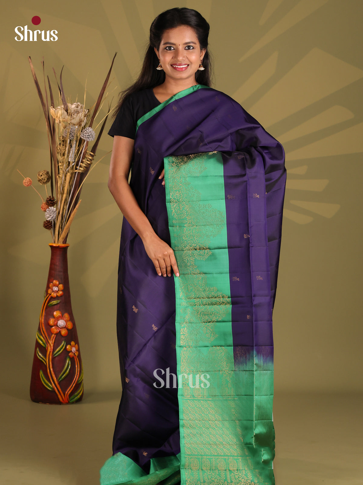 DGS11071 - Softsilk-halfpure Saree