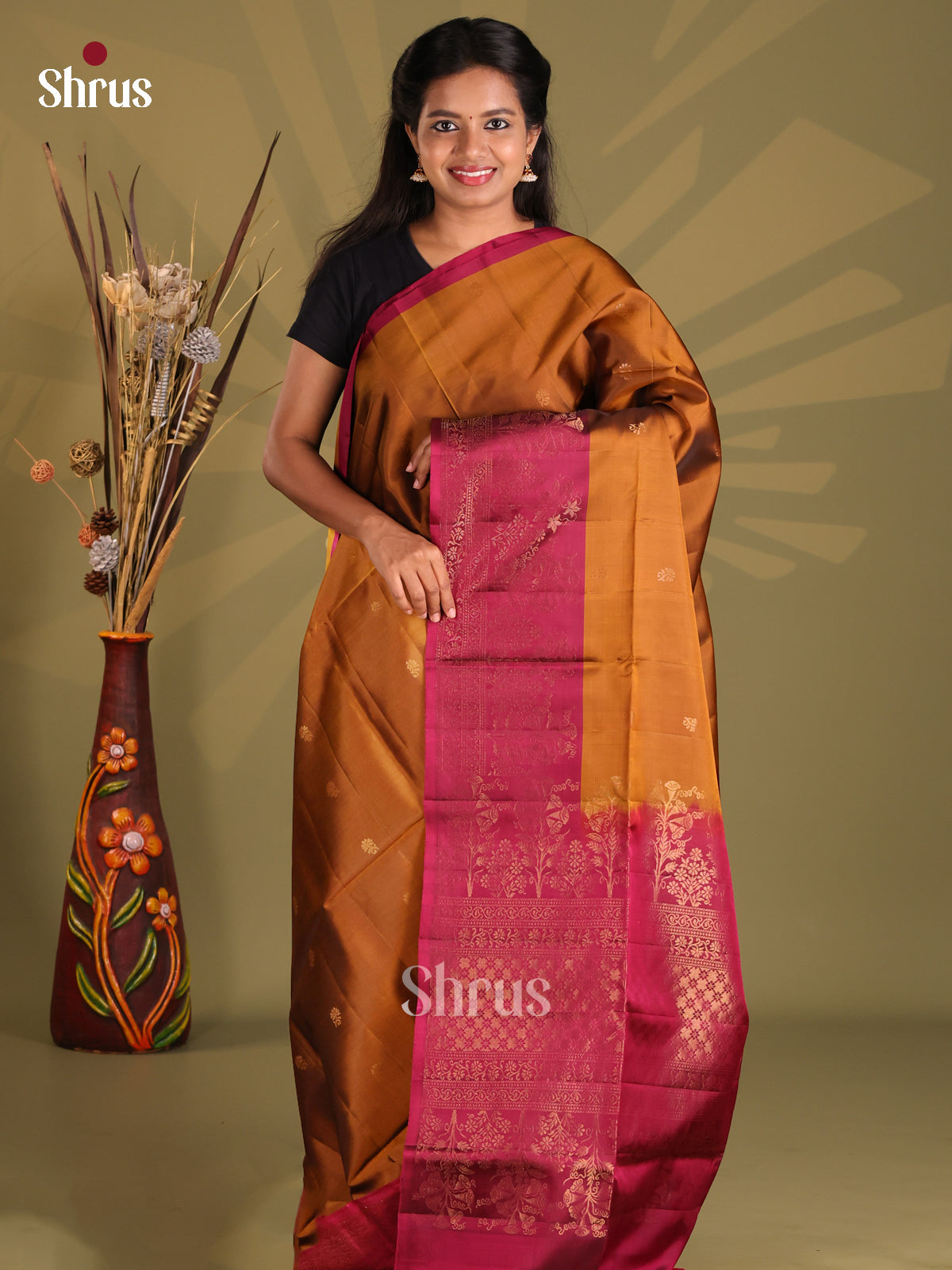 DGS11075 - Softsilk-halfpure Saree
