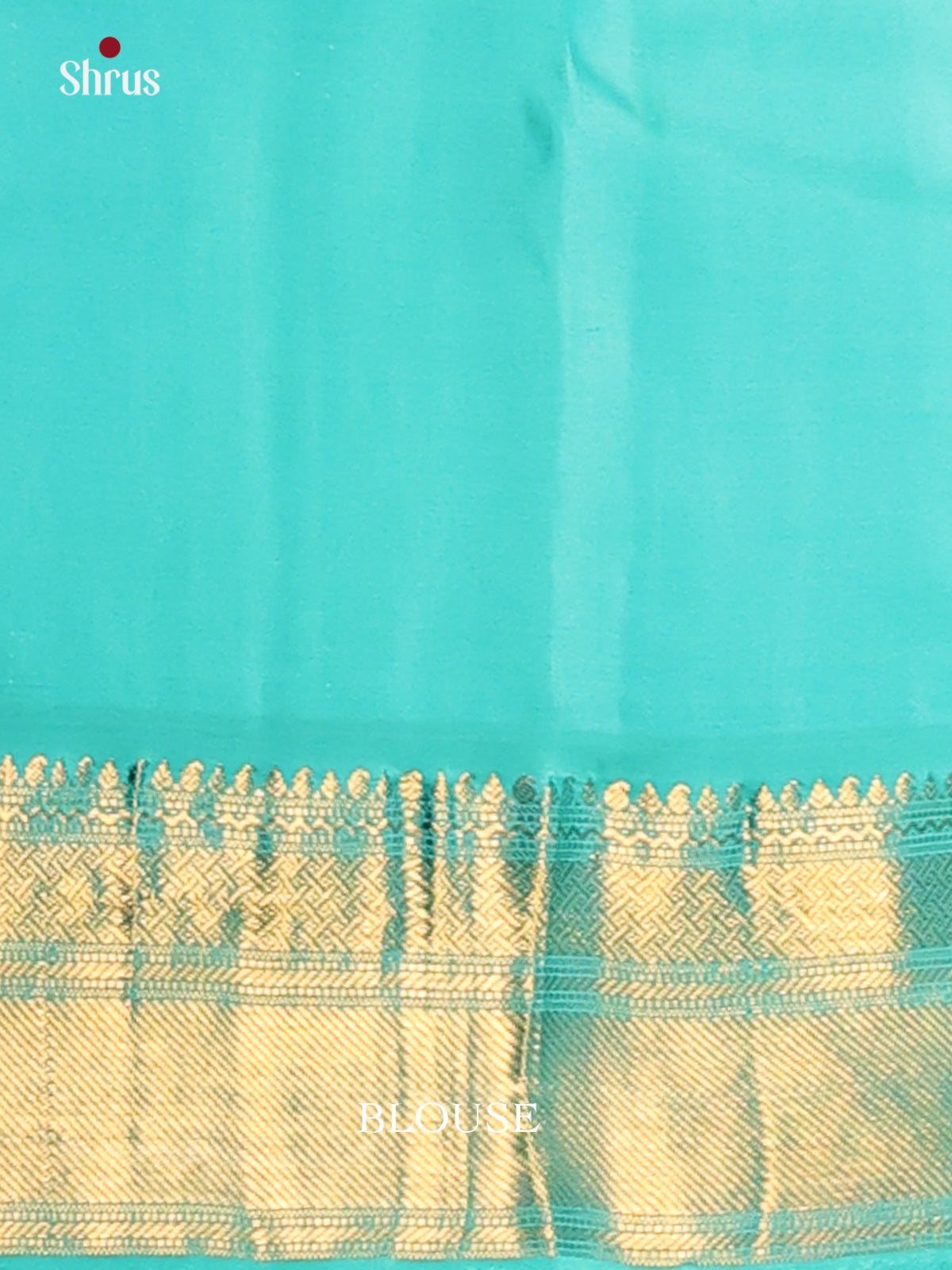 Violet & Teal Kanchipuram silk Saree with gold zari micro buttas