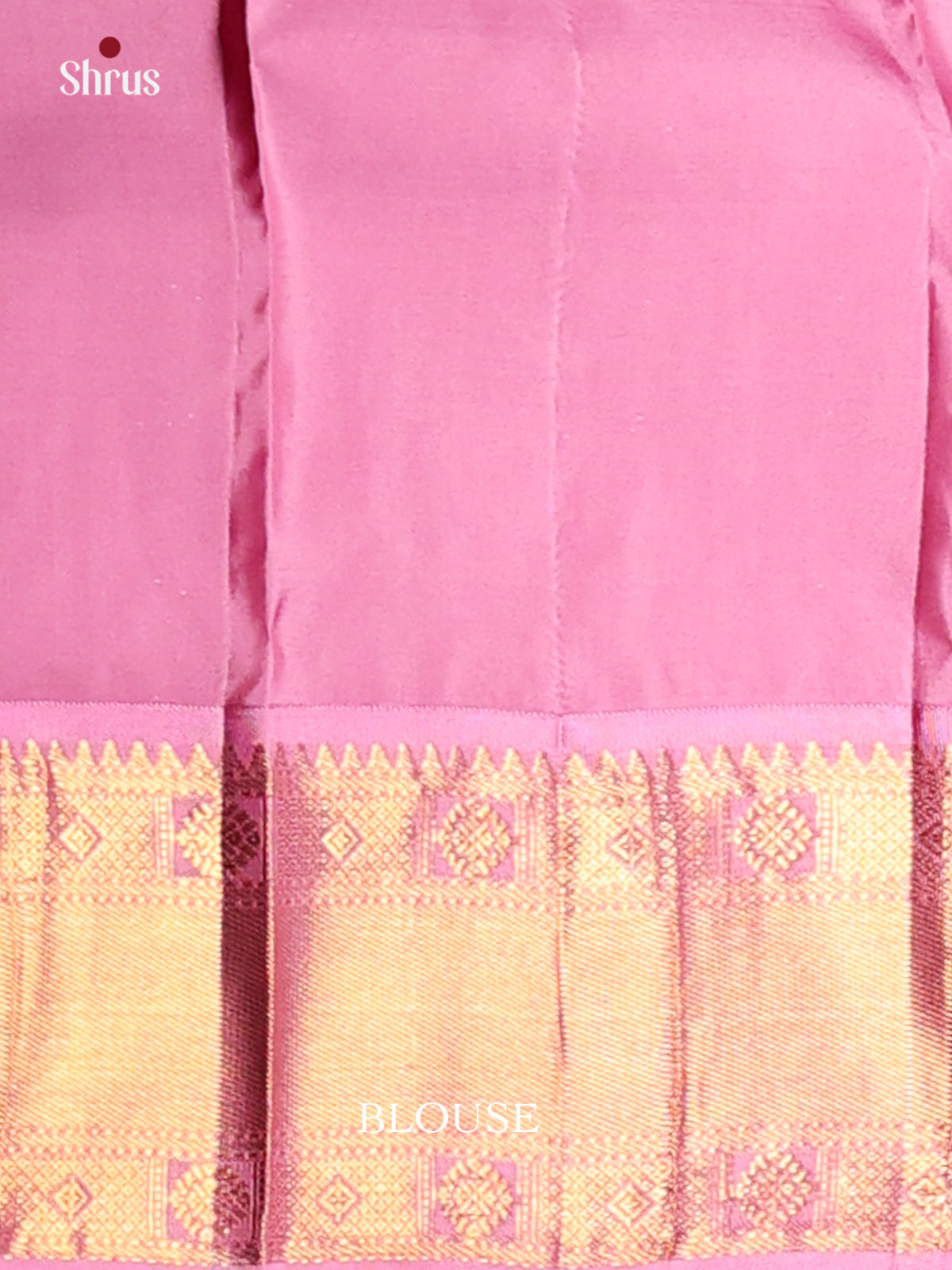 Violet & Lavender Kanchipuram silk Saree with floral buttas brocade pallu