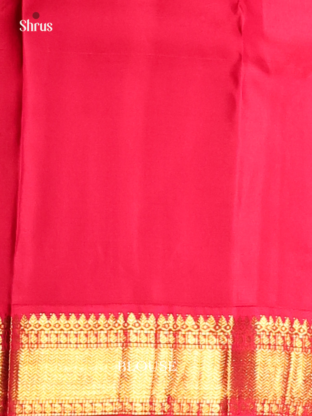 Stunning Lime Green Kanchipuram silk Saree with contrast Red Zari Brocade Pallu-2