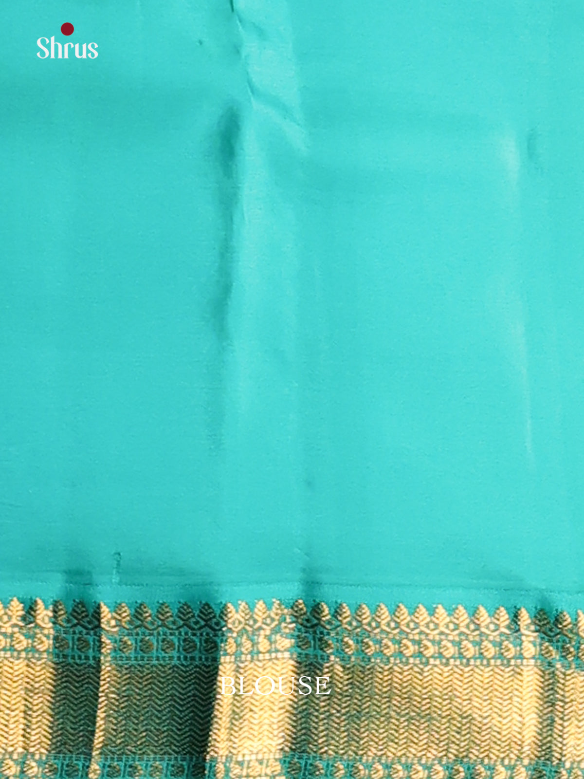 Beautiful Black Kanchipuram silk Saree with contrast Teal zari brocade pallu-2