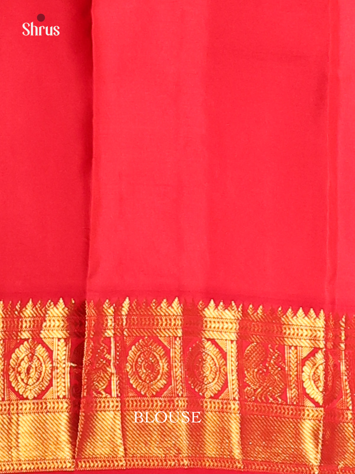 Charming White & Red Kanchipuram silk Saree with zari buttas & Checks