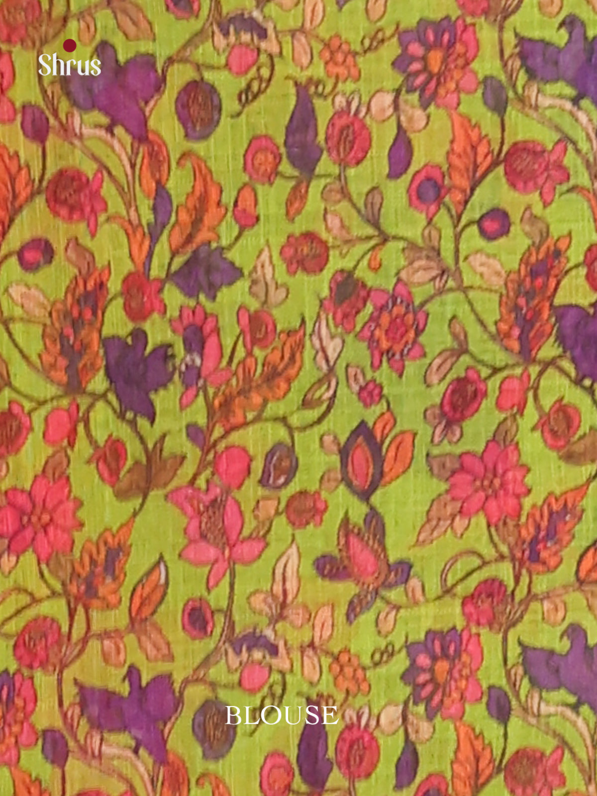 Violet & Green - Linen Cotton Saree - Shop on Shrus.com