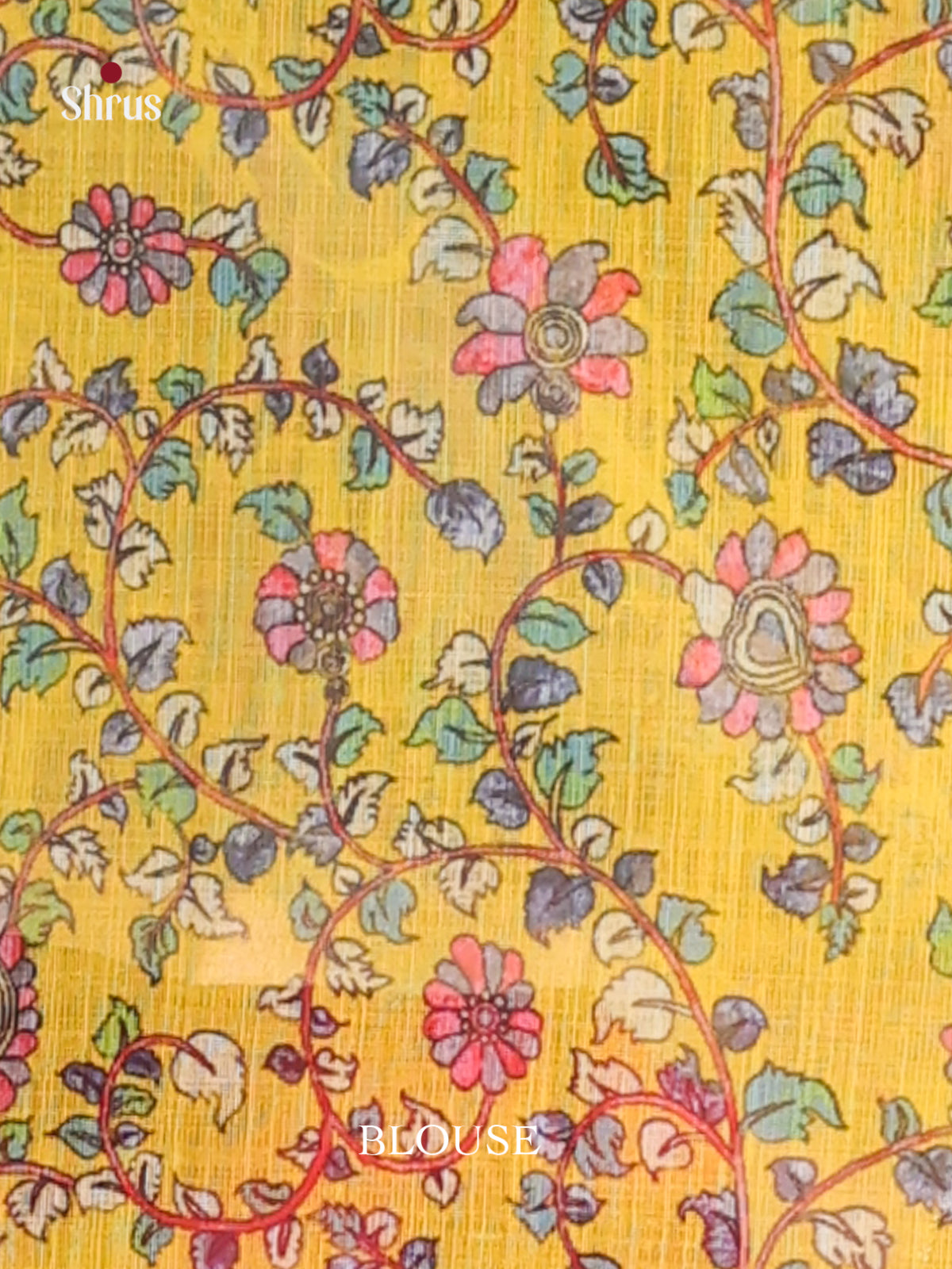 Grey & Yellow- Linen Cotton Saree - Shop on Shrus.com