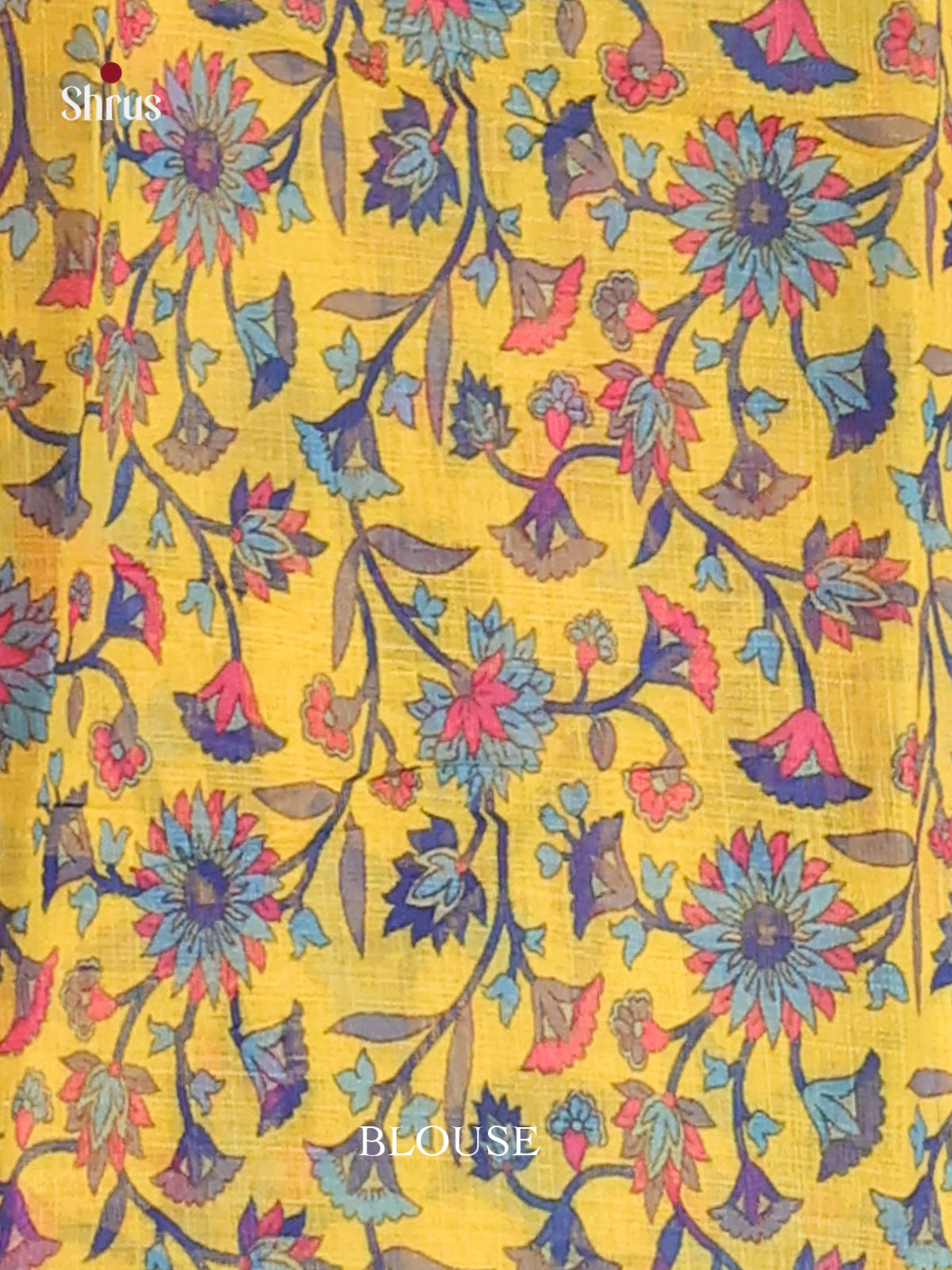 Pink & Yellow - Linen Cotton Saree