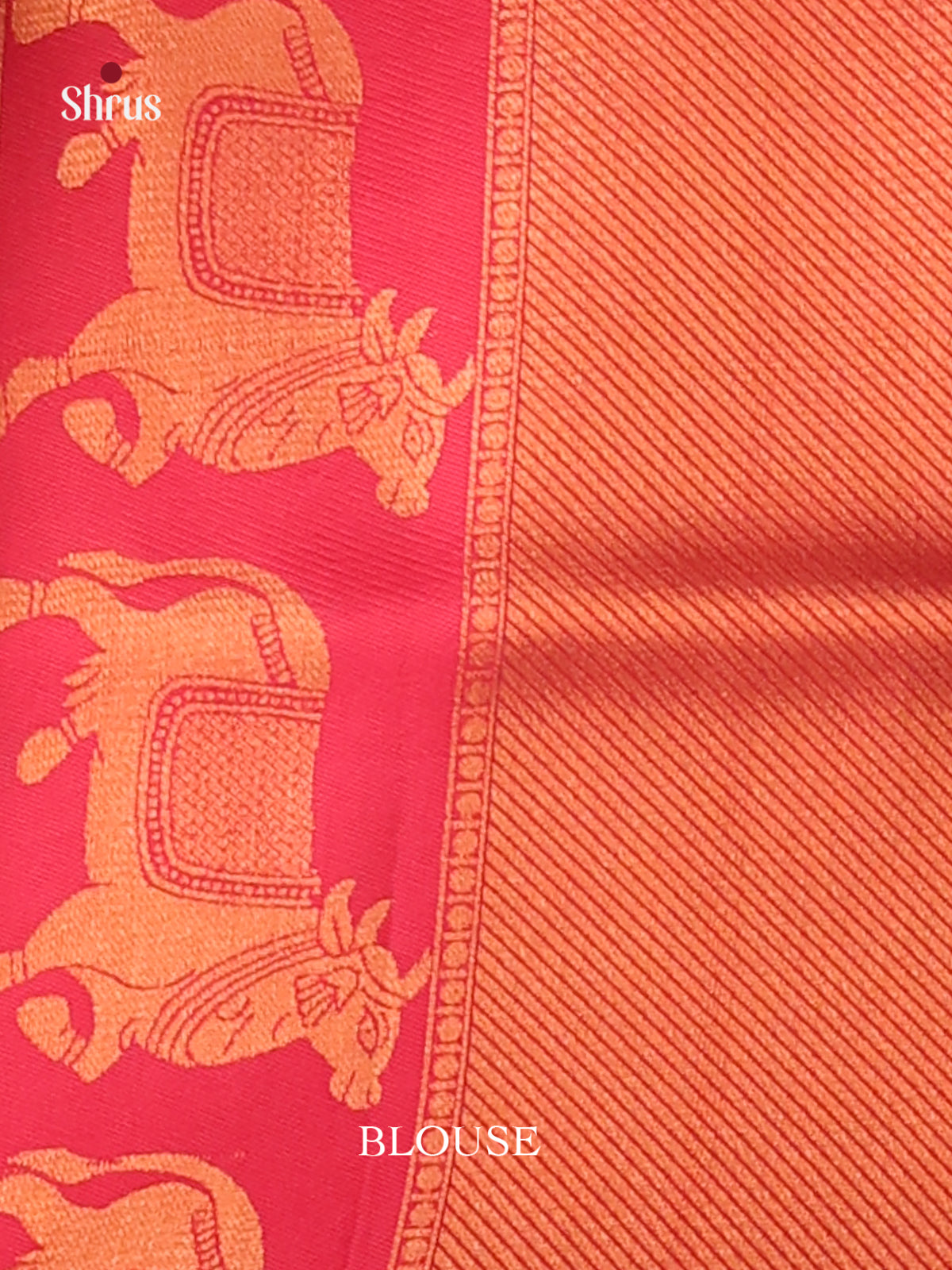 Chikoo & MAroon- Semi Softsilk Saree