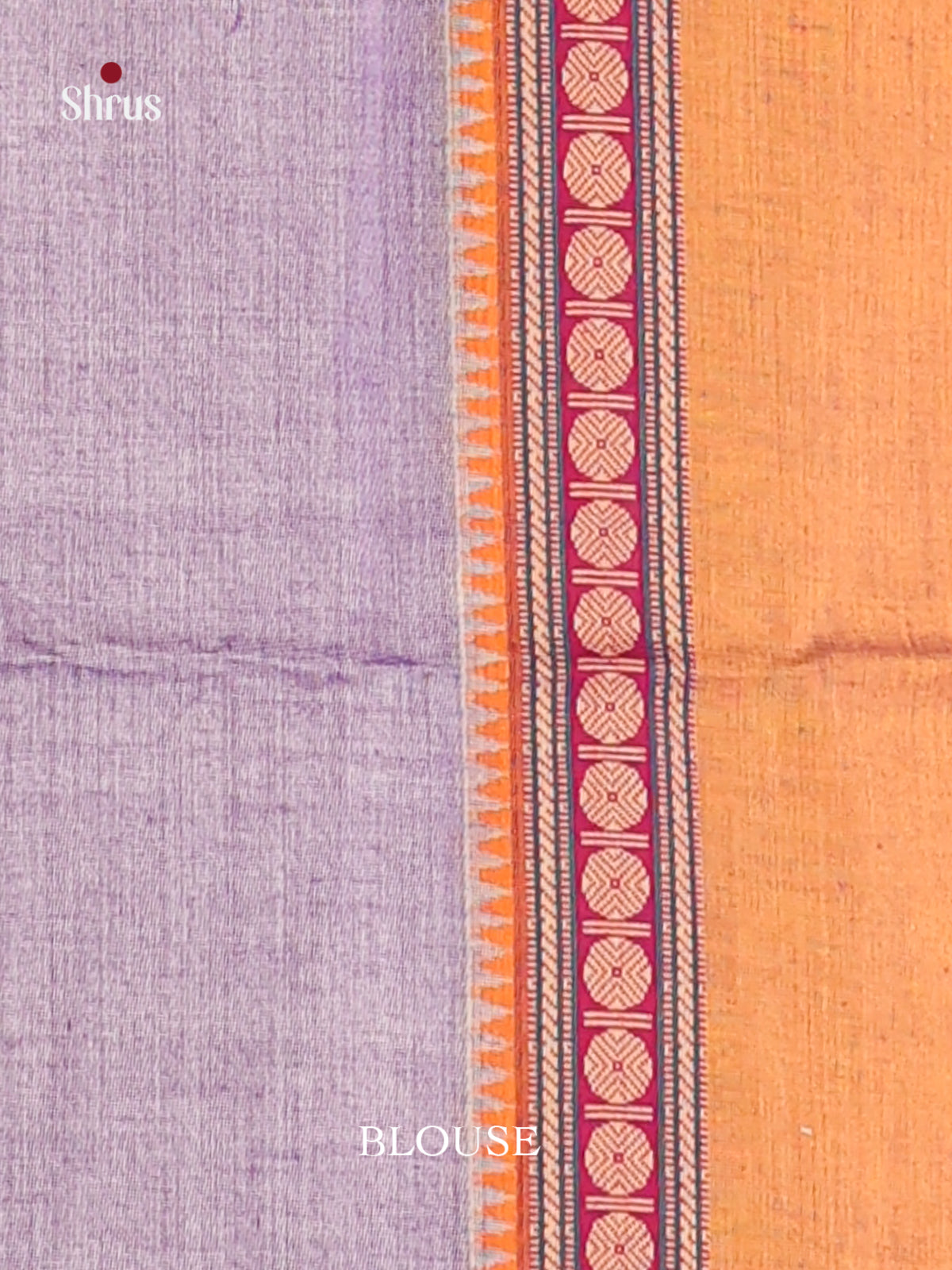 Lavender & Mustard - Narayanpet Cotton Saree