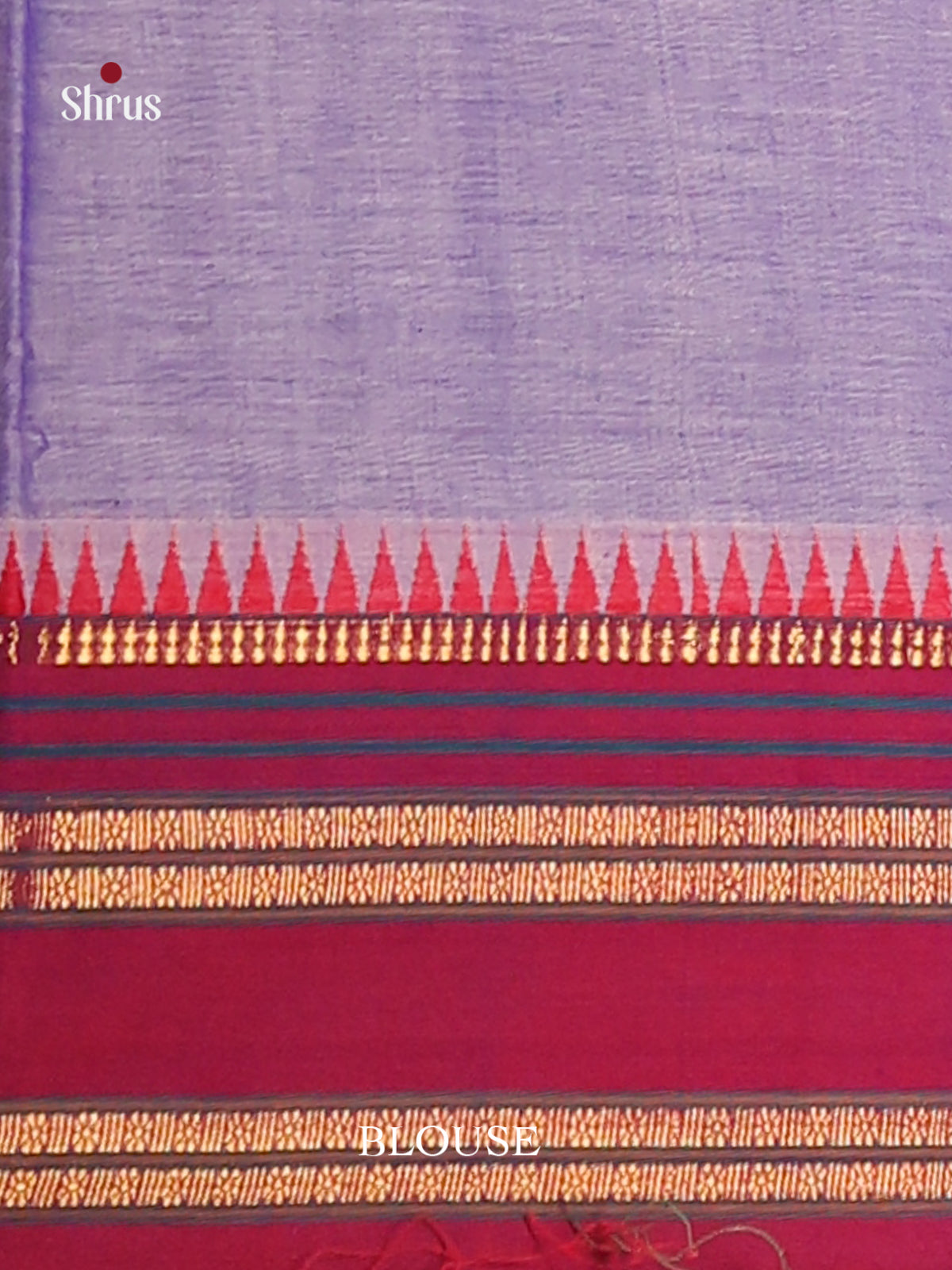 Purple & Maroon- Narayanpet Cotton Saree