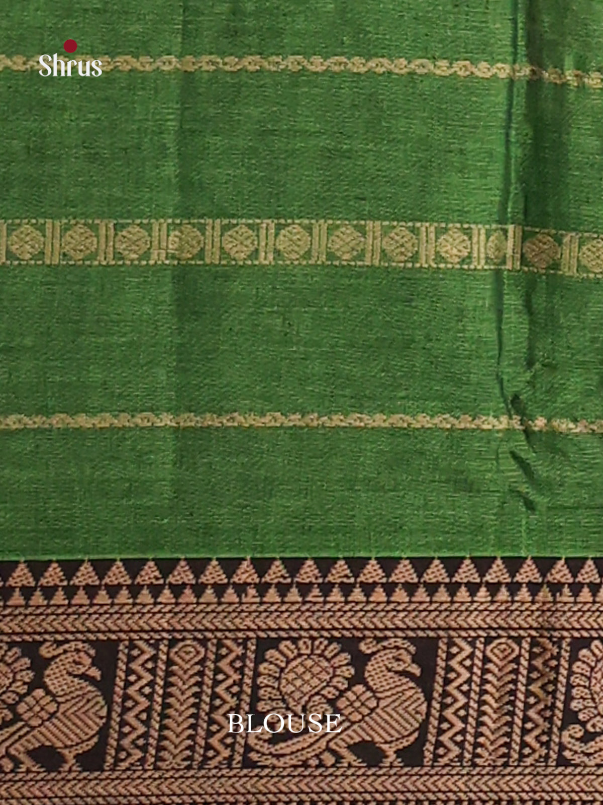 Green & Maroon - Narayanpet Cotton Saree
