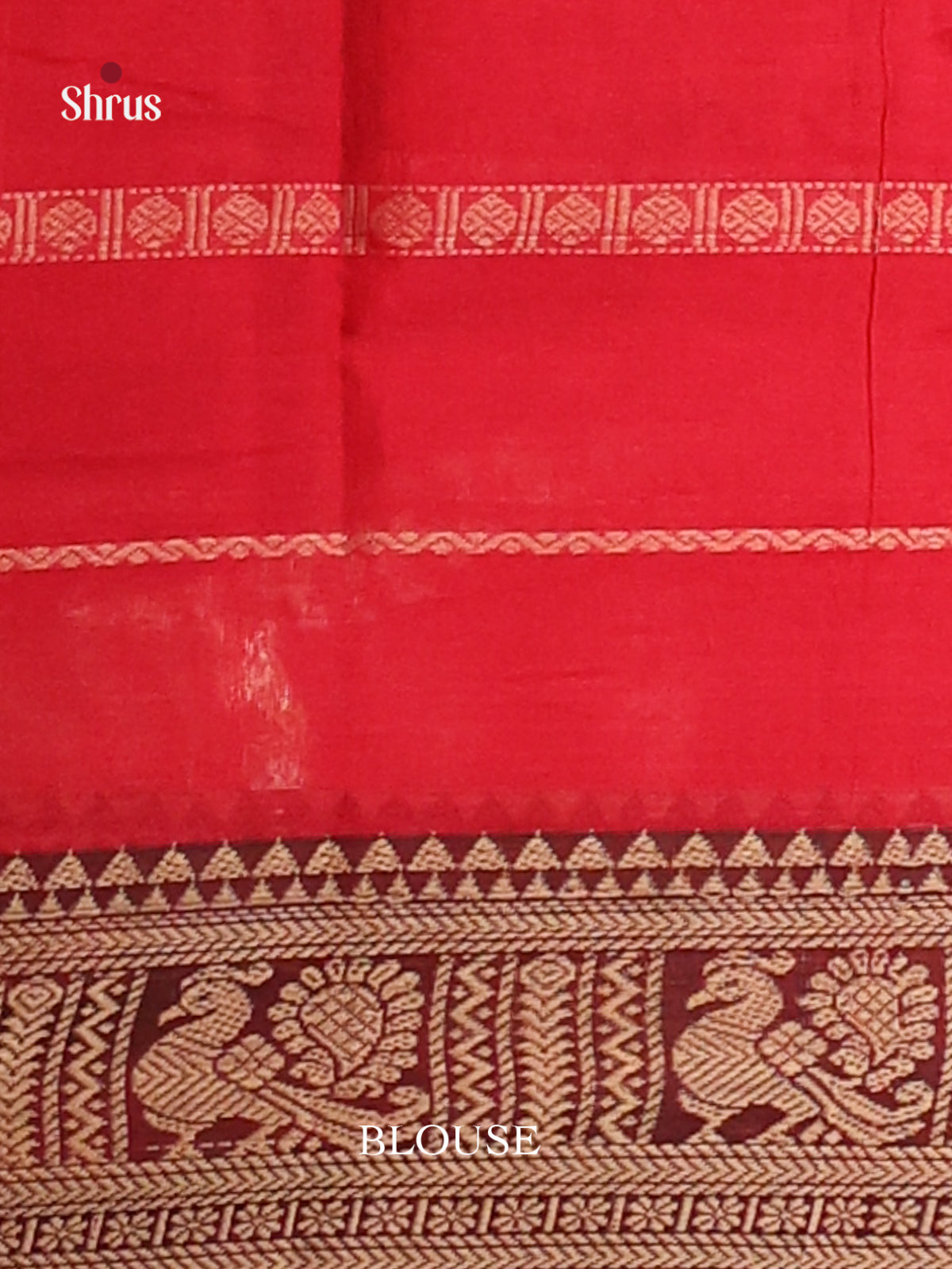 Red & Green - Narayanpet Cotton Saree