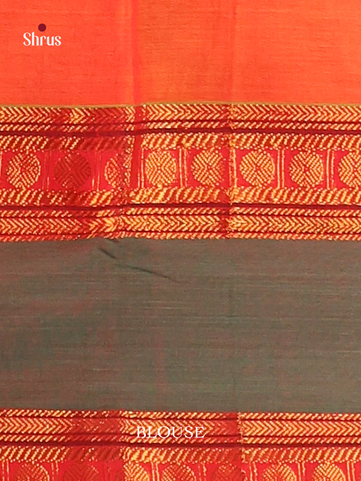 Orange & green - Narayanpet Cotton Saree