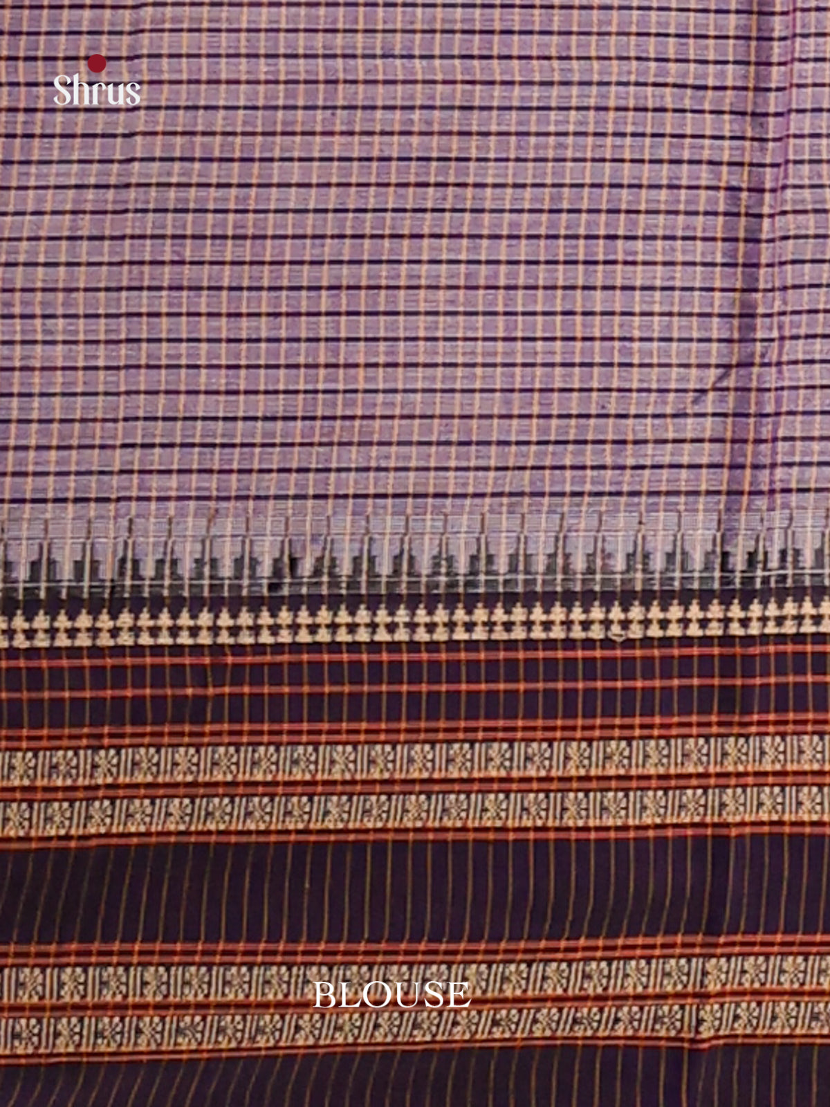 Grey & Black - Narayanpet Cotton Saree