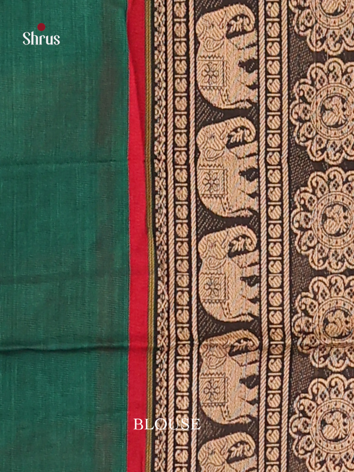 Green & Red - Narayanpet Cotton Saree