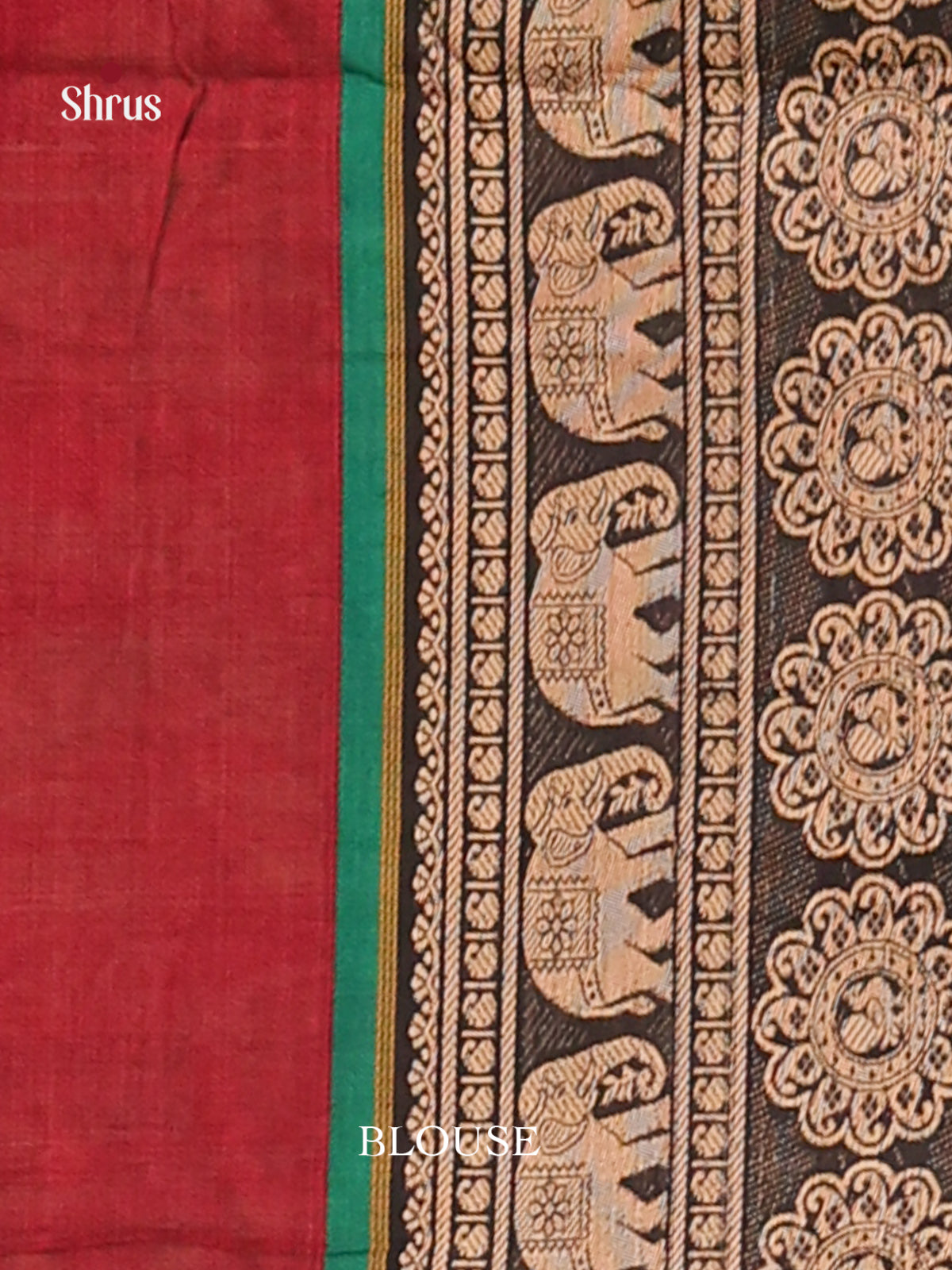 Maroon & Green- Narayanpet Cotton Saree