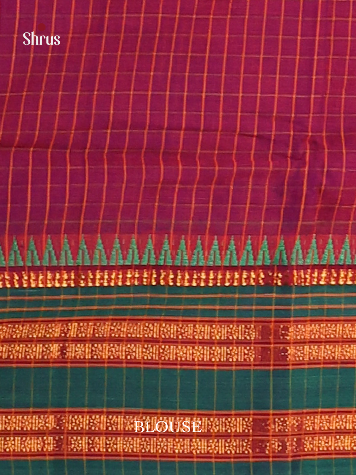 Purple & Green - Narayanpet Cotton Saree