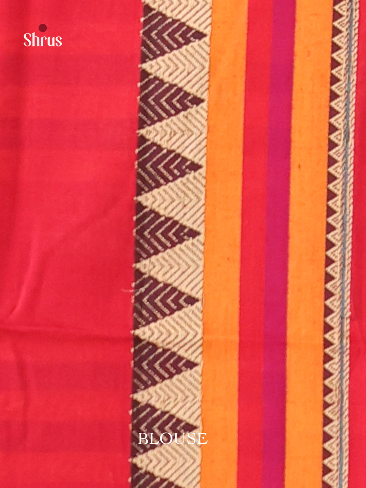 Red & Mustard - Narayanpet Cotton Saree