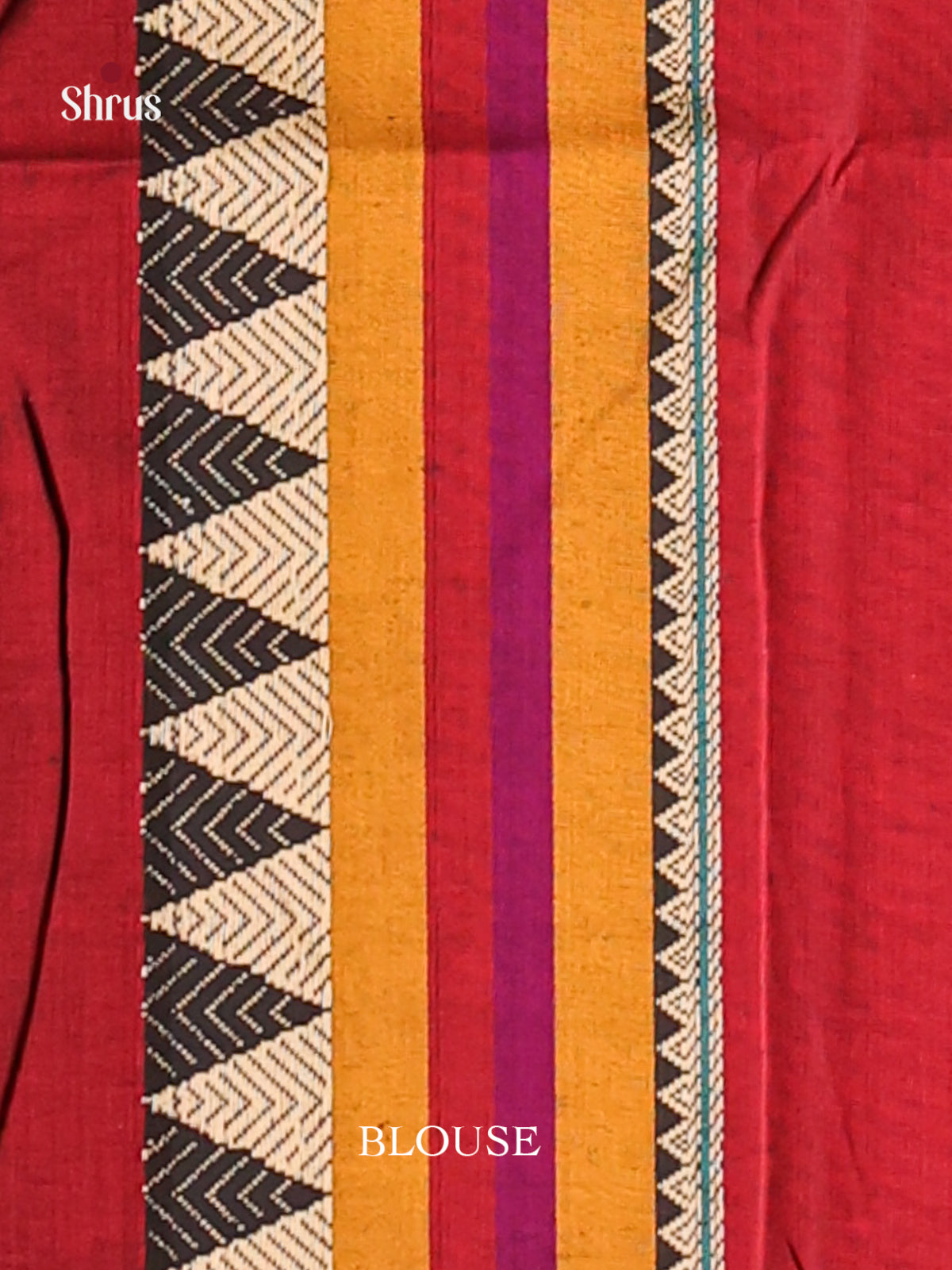 Maroon & Mustard - Narayanpet Cotton Saree