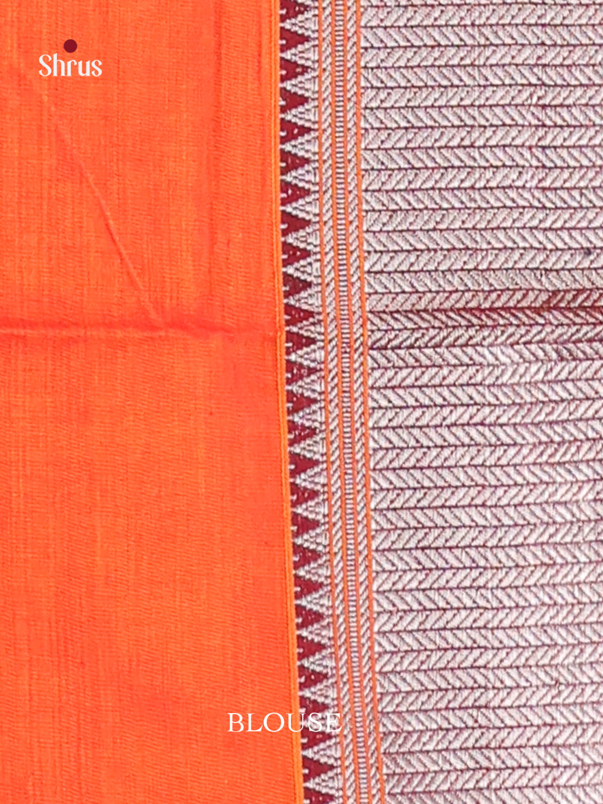 Orange - Narayanpet Cotton Saree