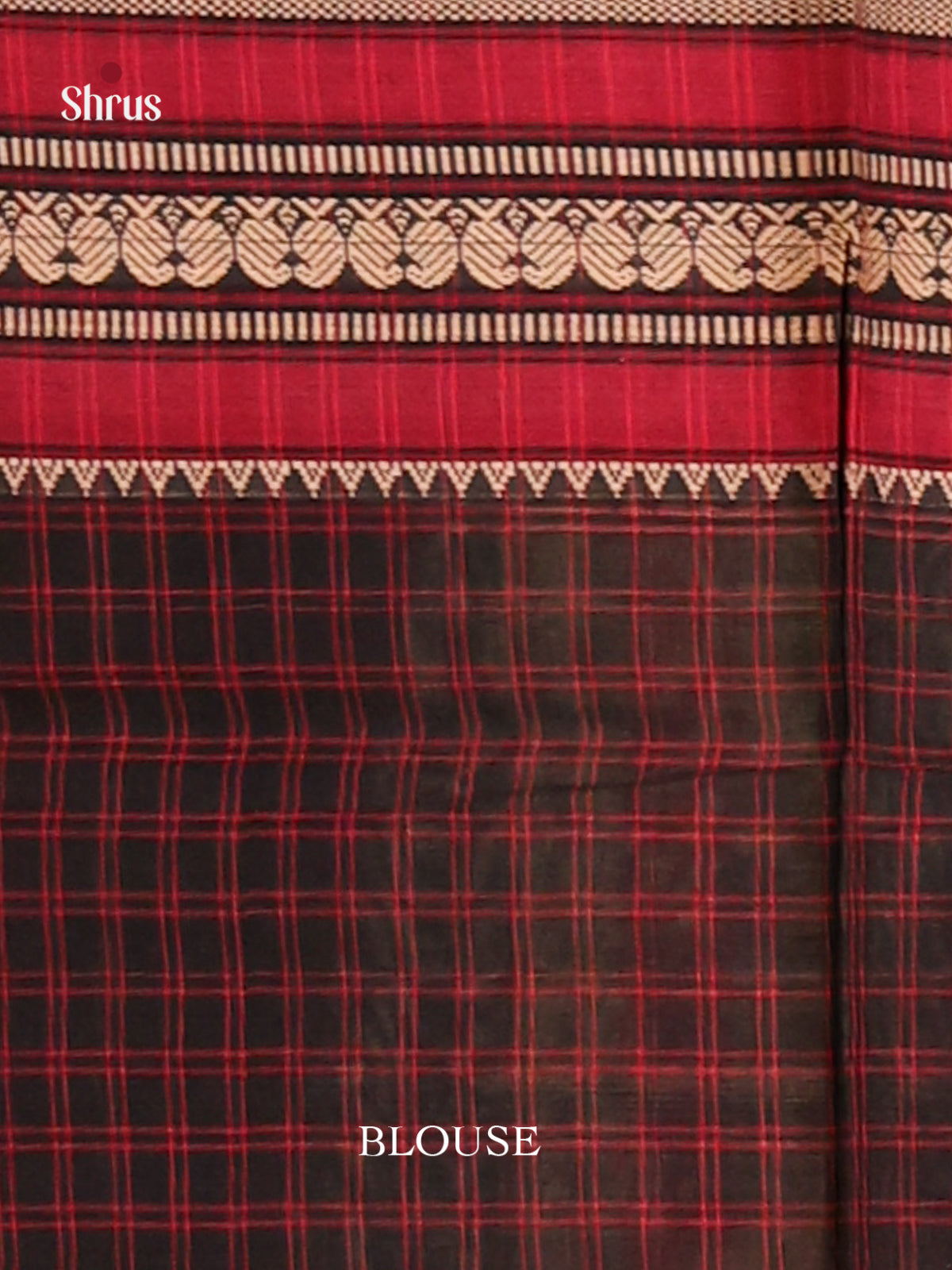 Black & Red - Narayanpet Cotton Saree