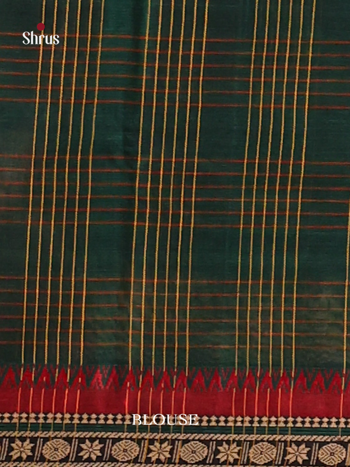 Green & Red- Narayanpet Cotton Saree