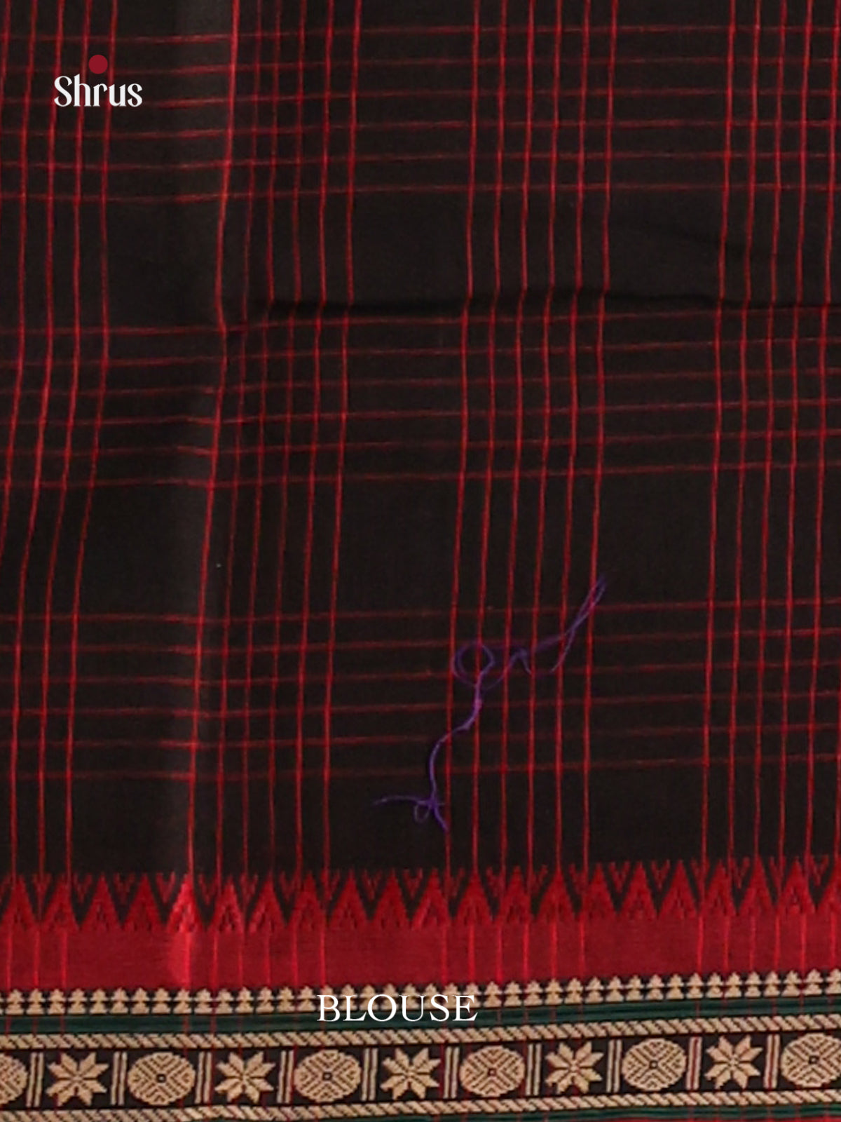 Black & Red - Narayanpet Cotton Saree