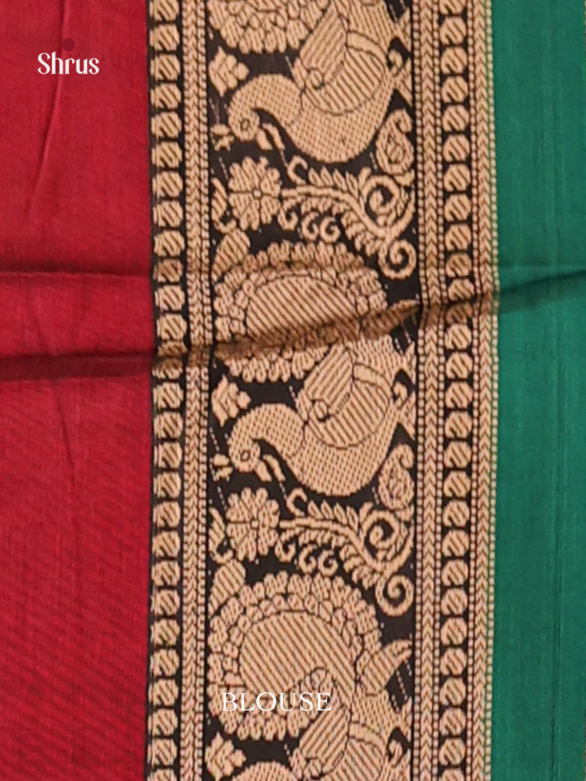 Maroon & Green- Narayanpet Cotton Saree