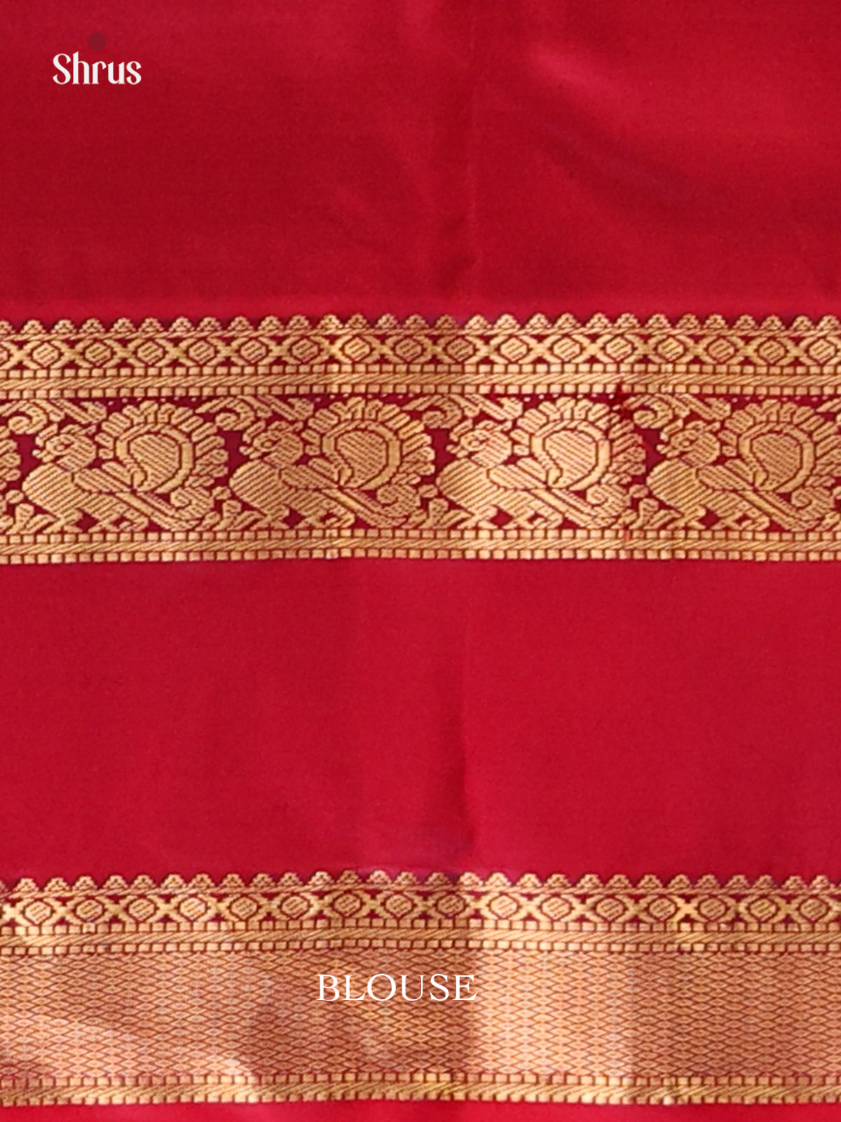 Classy White & Maroon Kanchipuram silk Saree with paisleys buttas-2