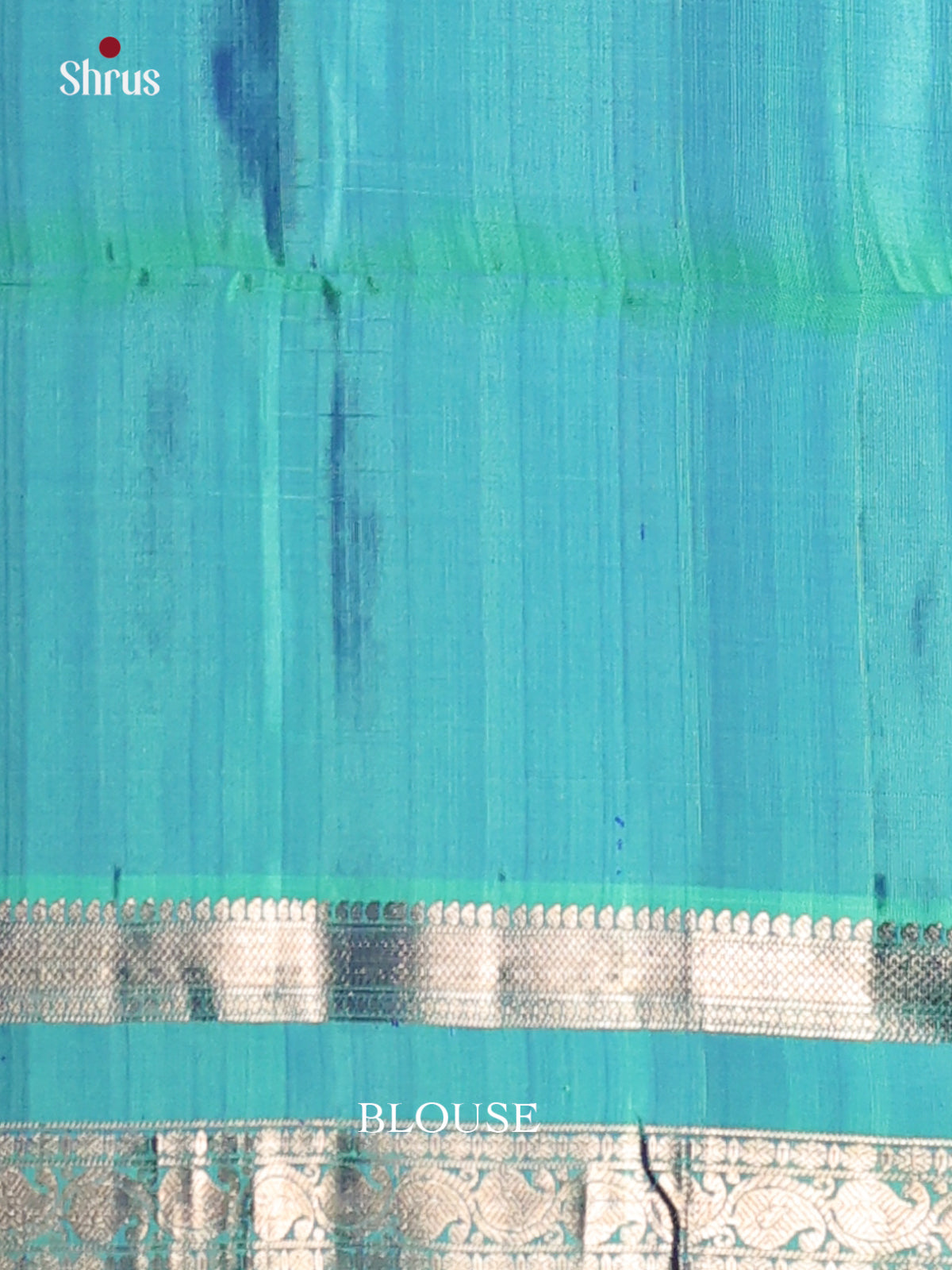 Stunning Blue Soft Silk Saree gleams with vanashingaram zari brocade