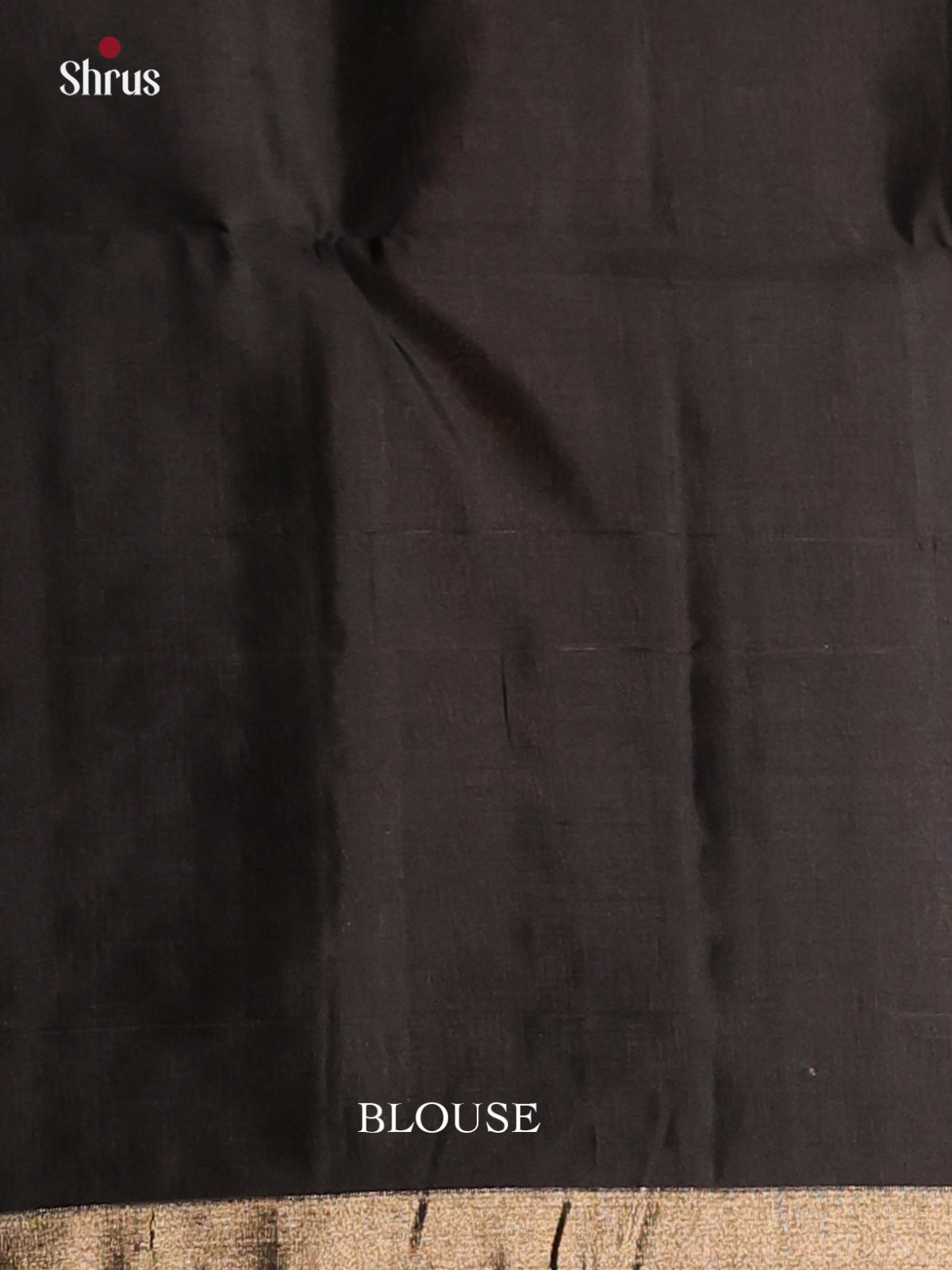 Black & Grey Soft Silk Saree with zari floral vines strapes