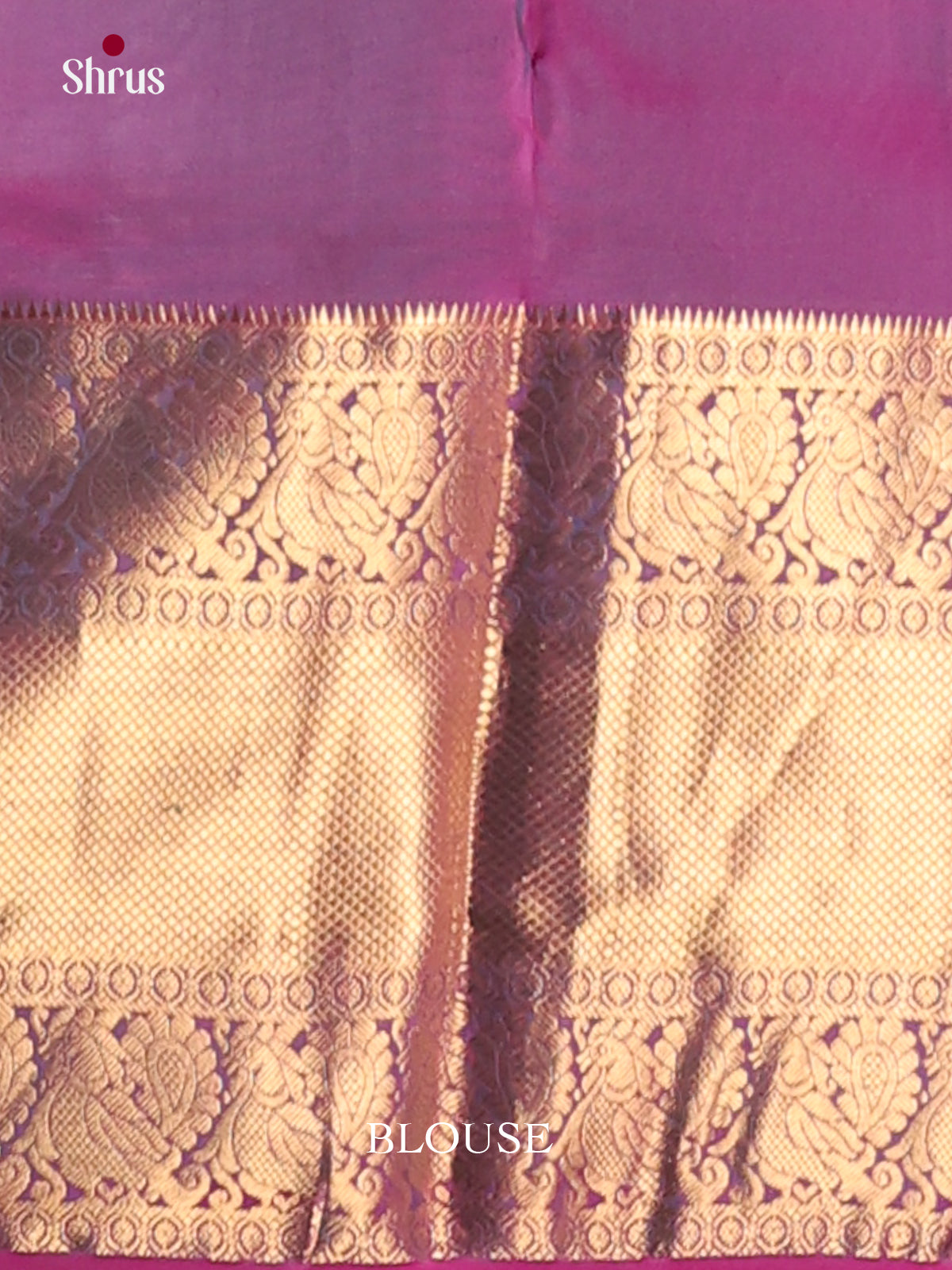 Green & Purple - Kanchipuram-halfpure Saree - Shop on Shrus.com