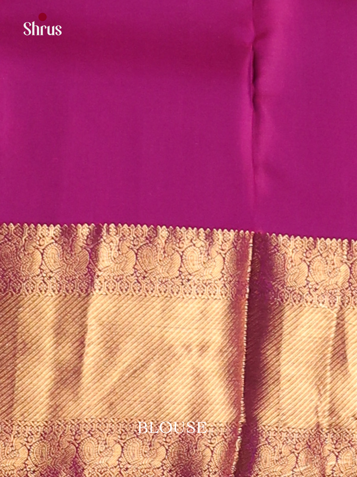 Blue & Purple - Kanchipuram-halfpure Saree