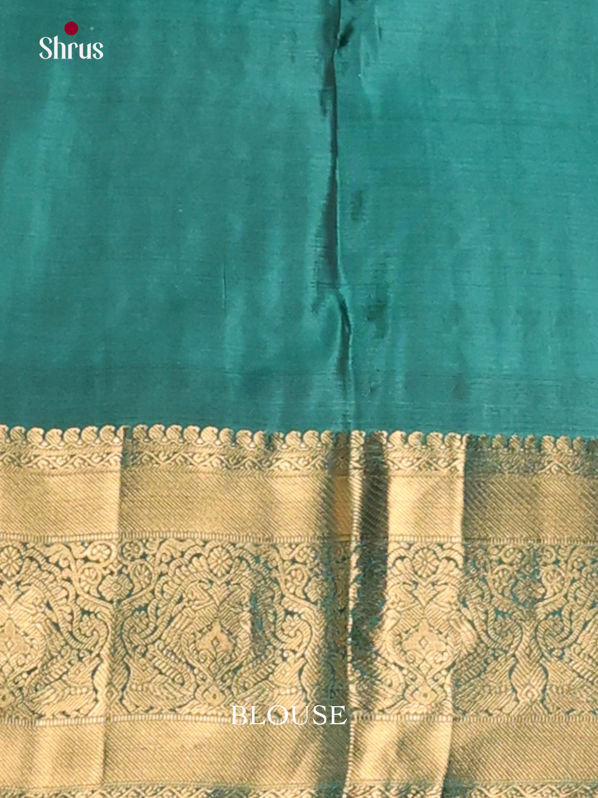 Grey & Green- Kanchipuram-halfpure Saree