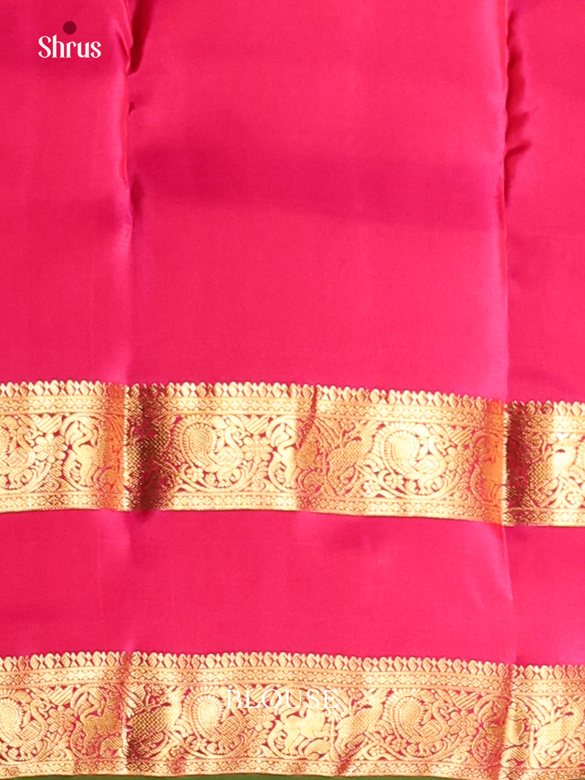 Maroon & Pink - Kanchipuram-halfpure Saree - Shop on Shrus.com