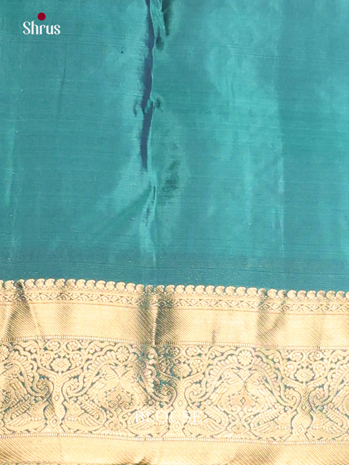 Blue & Green - Kanchipuram-halfpure Saree