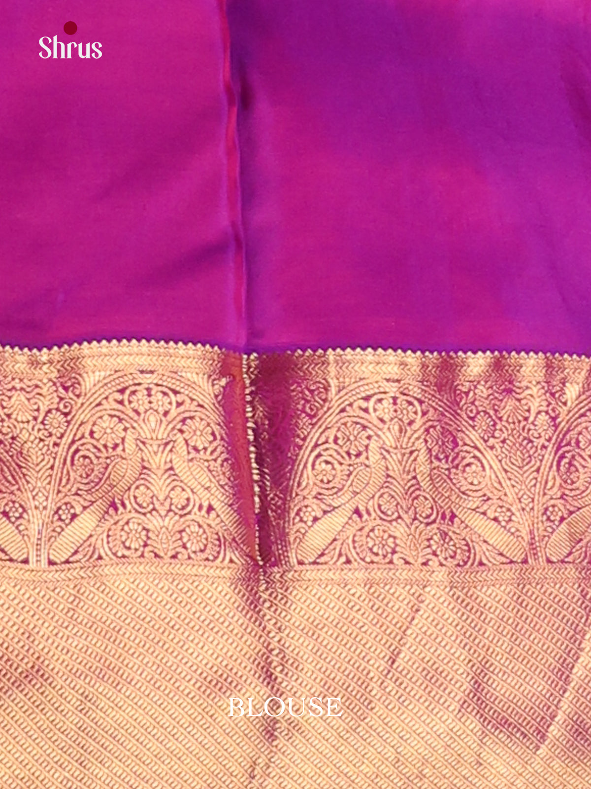 Pink & Purple - Kanchipuram-halfpure Saree