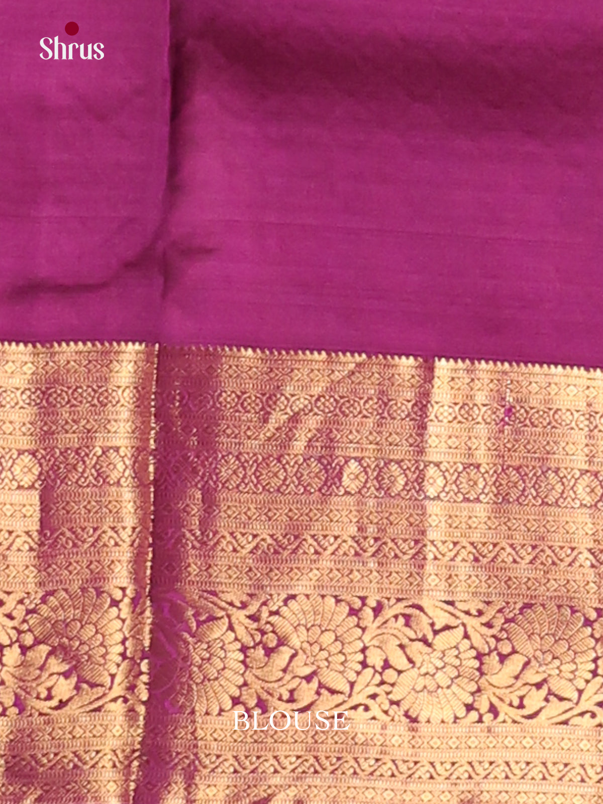 Orangish Pink & Purple - Kanchipuram-halfpure Saree - Shop on Shrus.com
