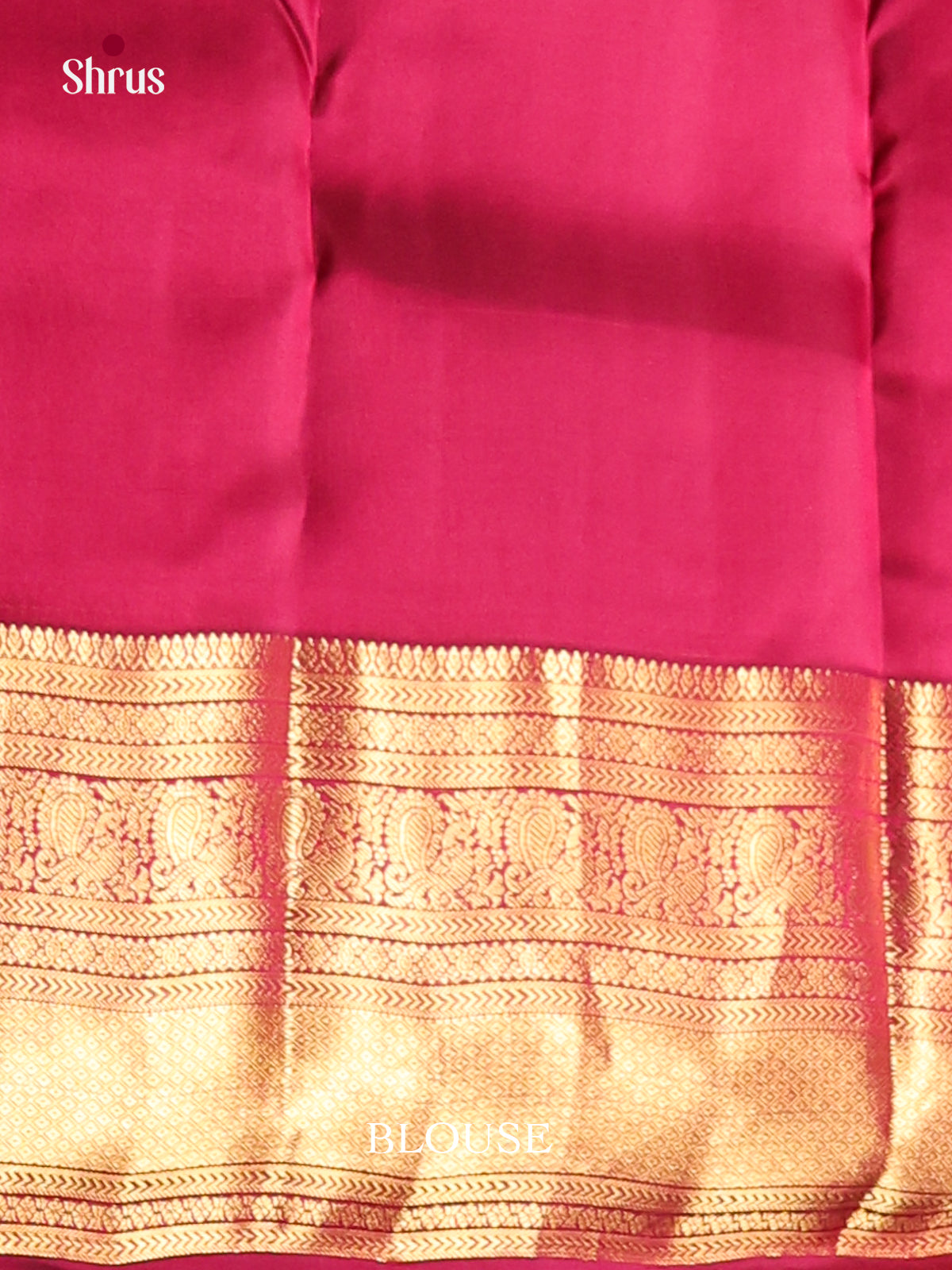 Pink & Purple - Kanchipuram-halfpure Saree - Shop on Shrus.com