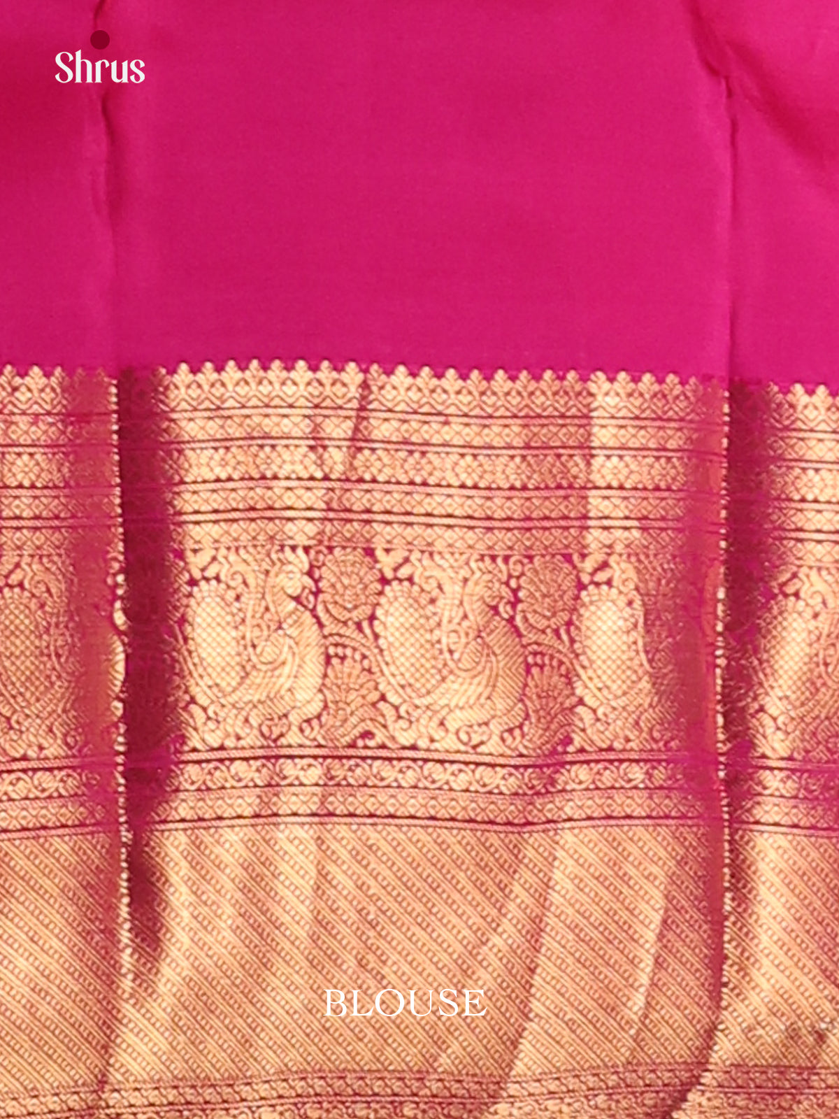 Lavender & Purple - Kanchipuram-halfpure Saree - Shop on Shrus.com