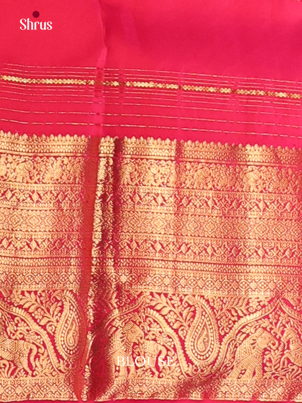 Double Shaded Green & Pink- Kanchipuram-halfpure Saree