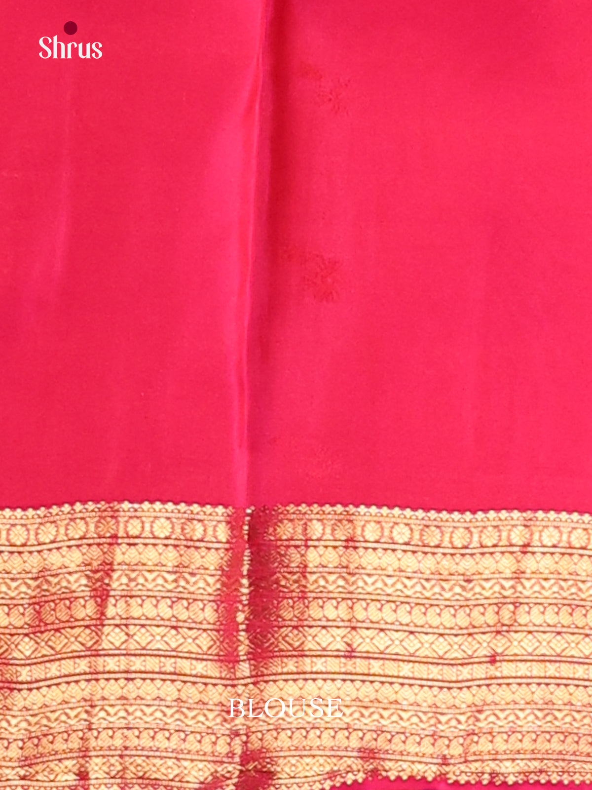 Orange & Pink - Kanchipuram-halfpure Saree - Shop on Shrus.com