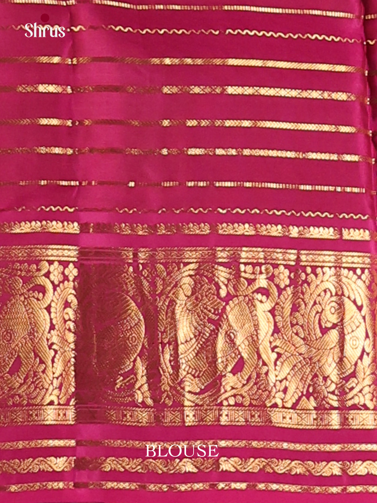 Grey & Maroon- Kanchipuram-halfpure Saree - Shop on Shrus.com