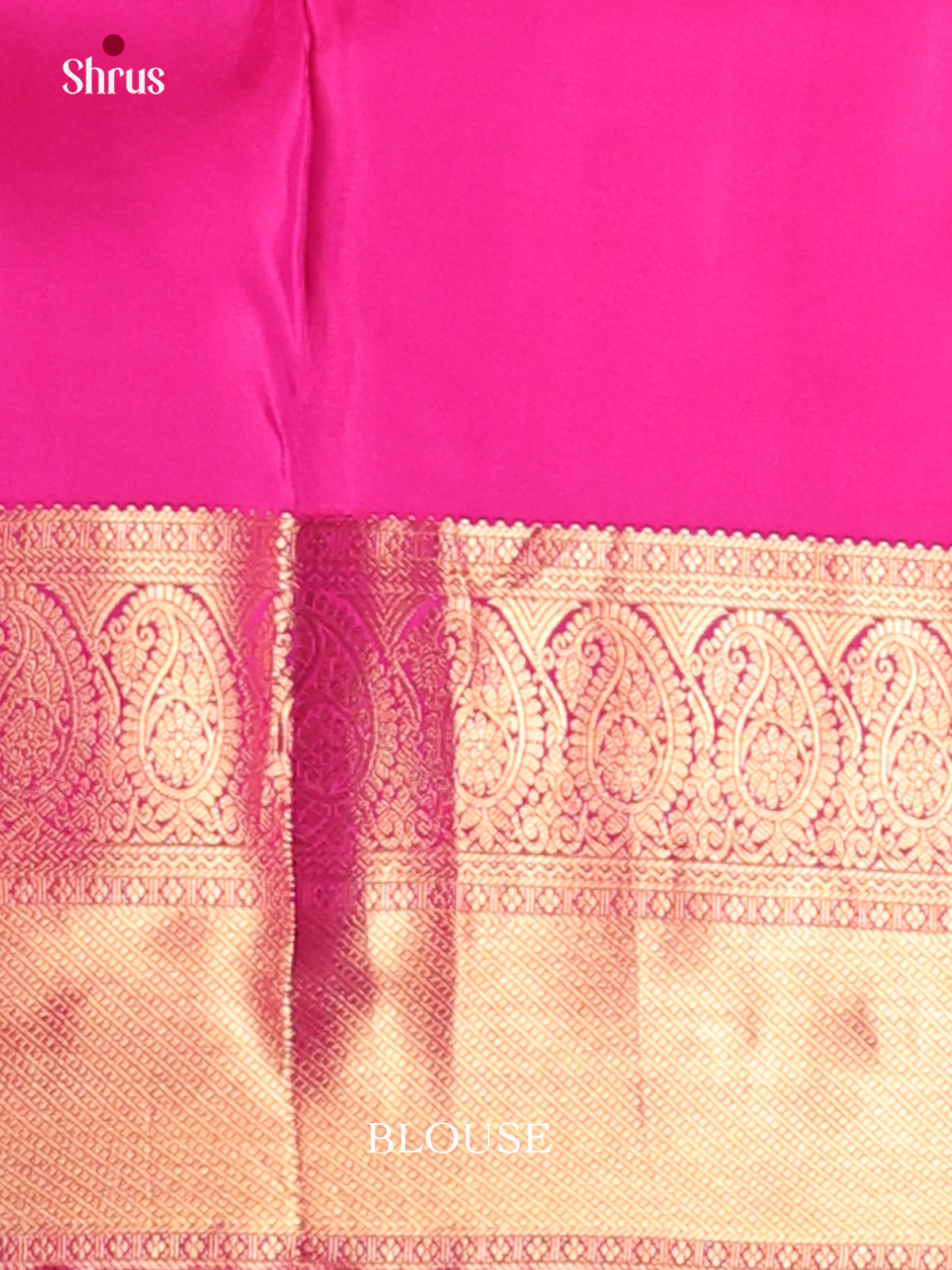 Rani Pink(single Tone) - Kanchipuram-halfpure Saree