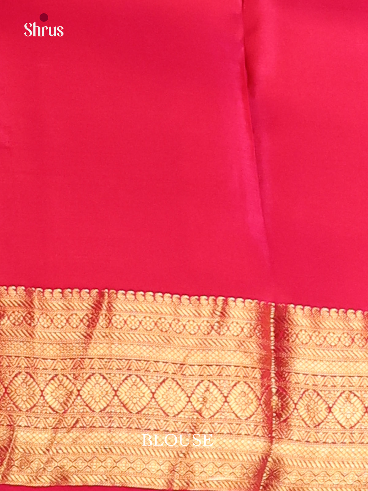 Orange & Pink - Kanchipuram-halfpure Saree - Shop on Shrus.com