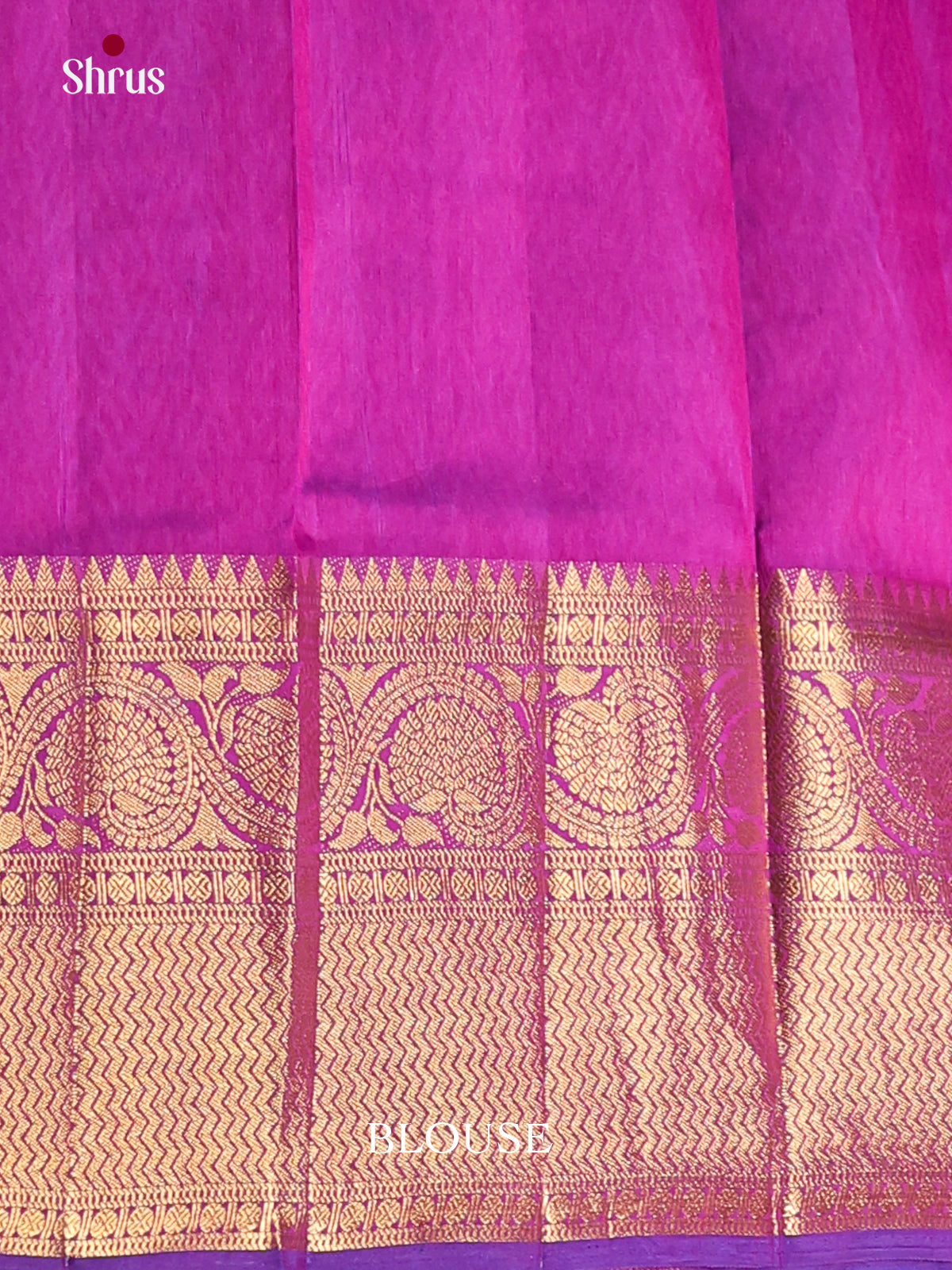 Blue & Purple- Semi Patola Saree