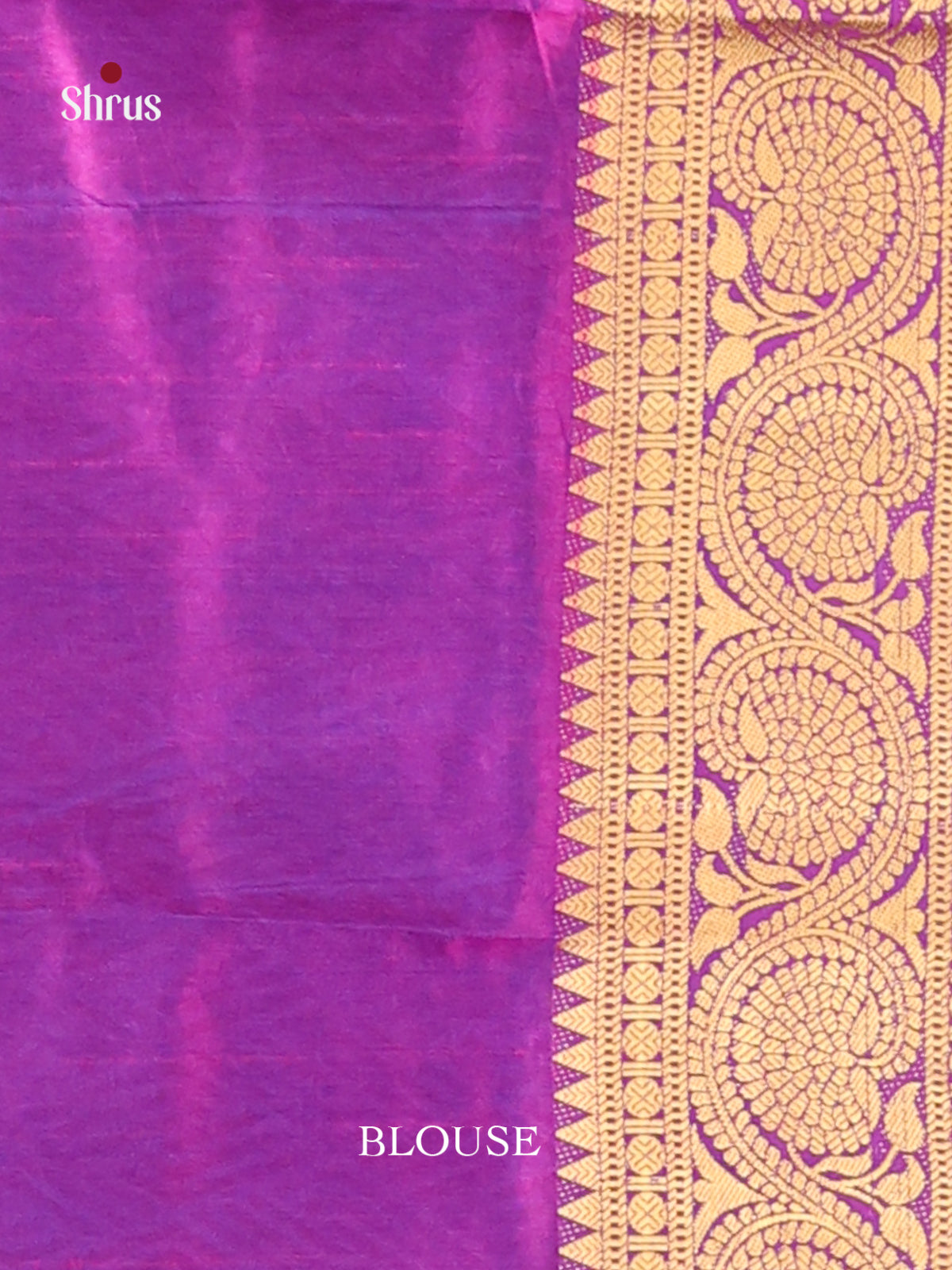 Blue & Purple - Semi Patola Saree