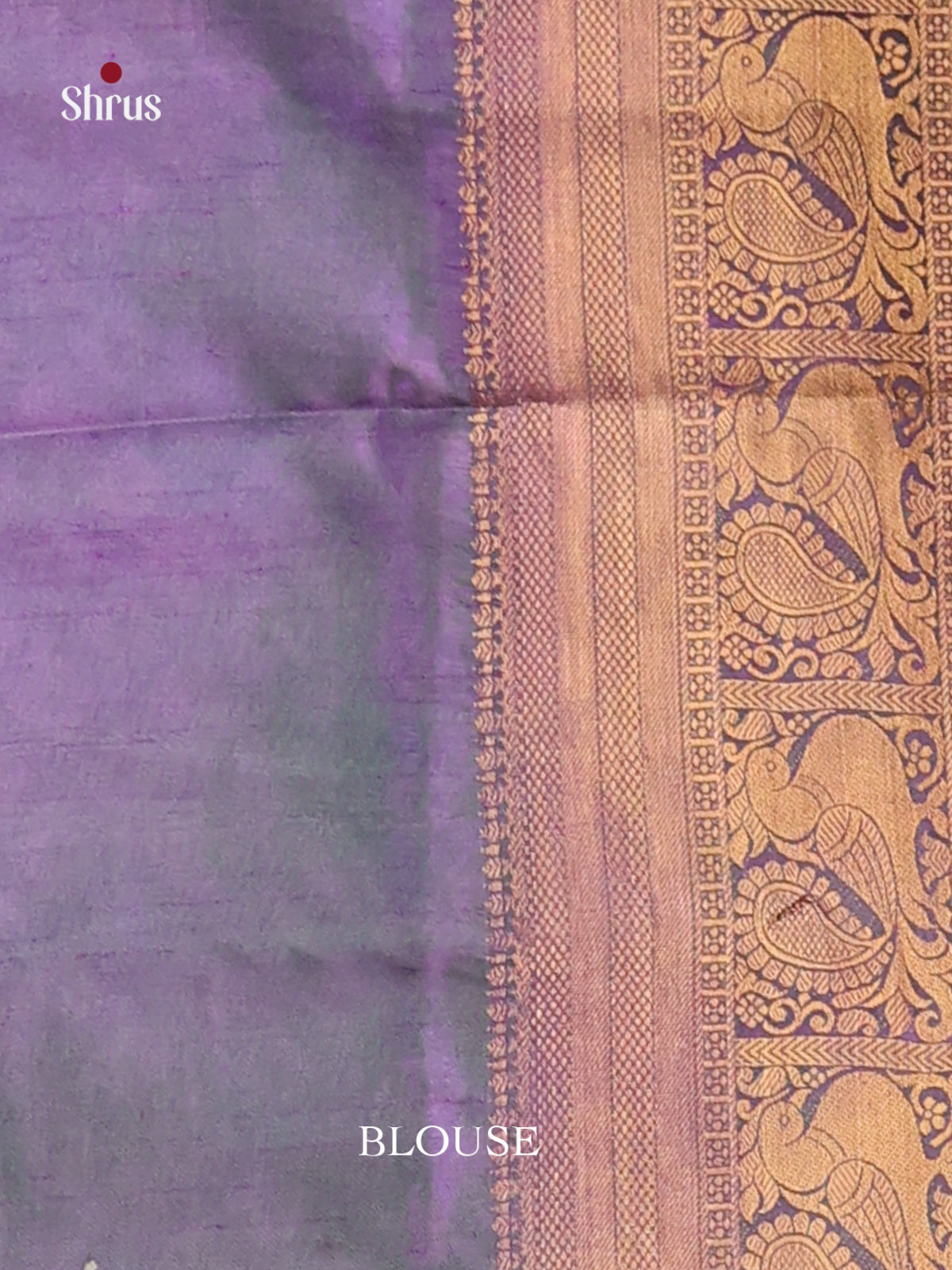 Blue & Purple - Semi Patola Saree
