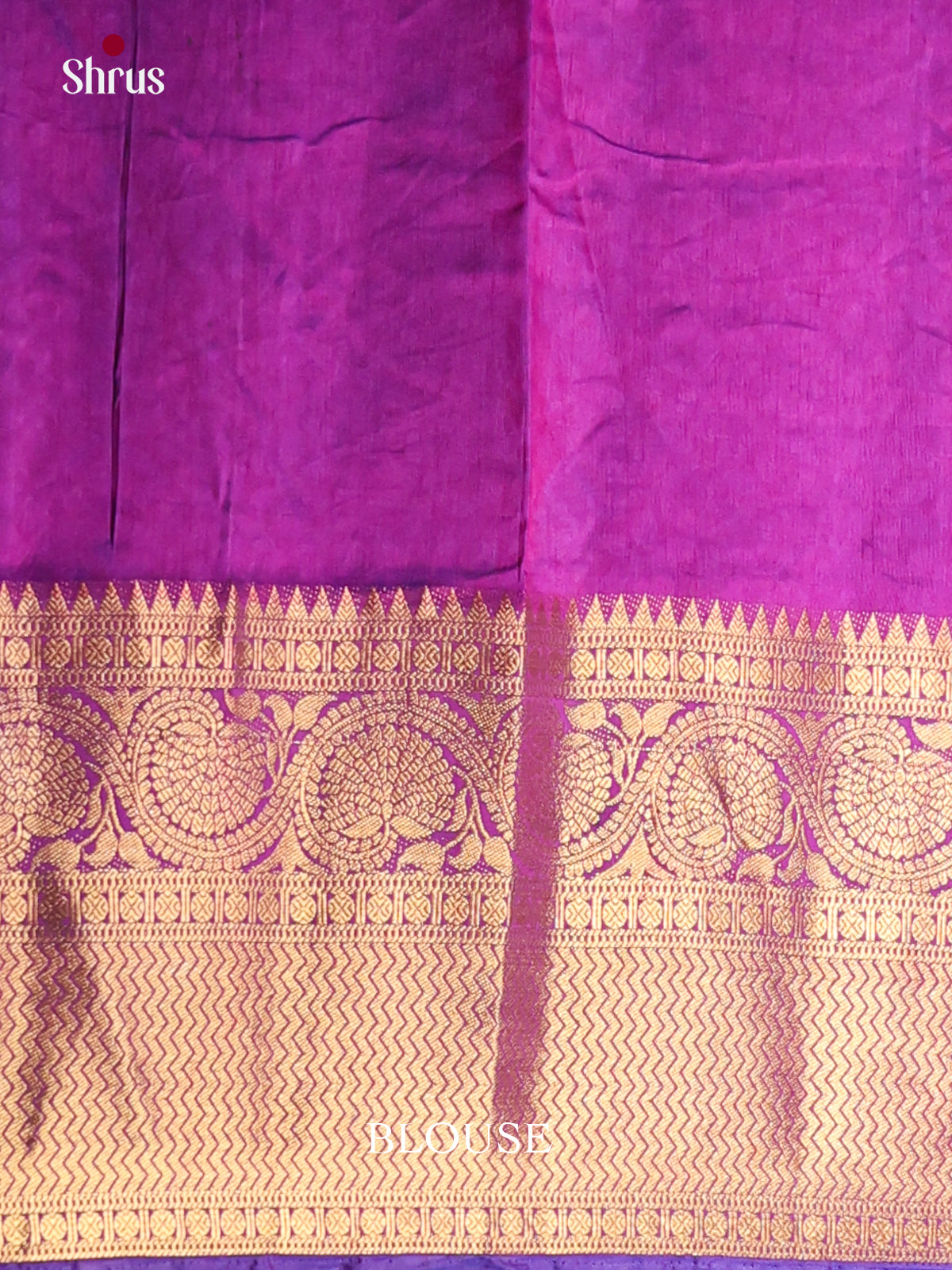Blue & Purple - Semi Patola Saree