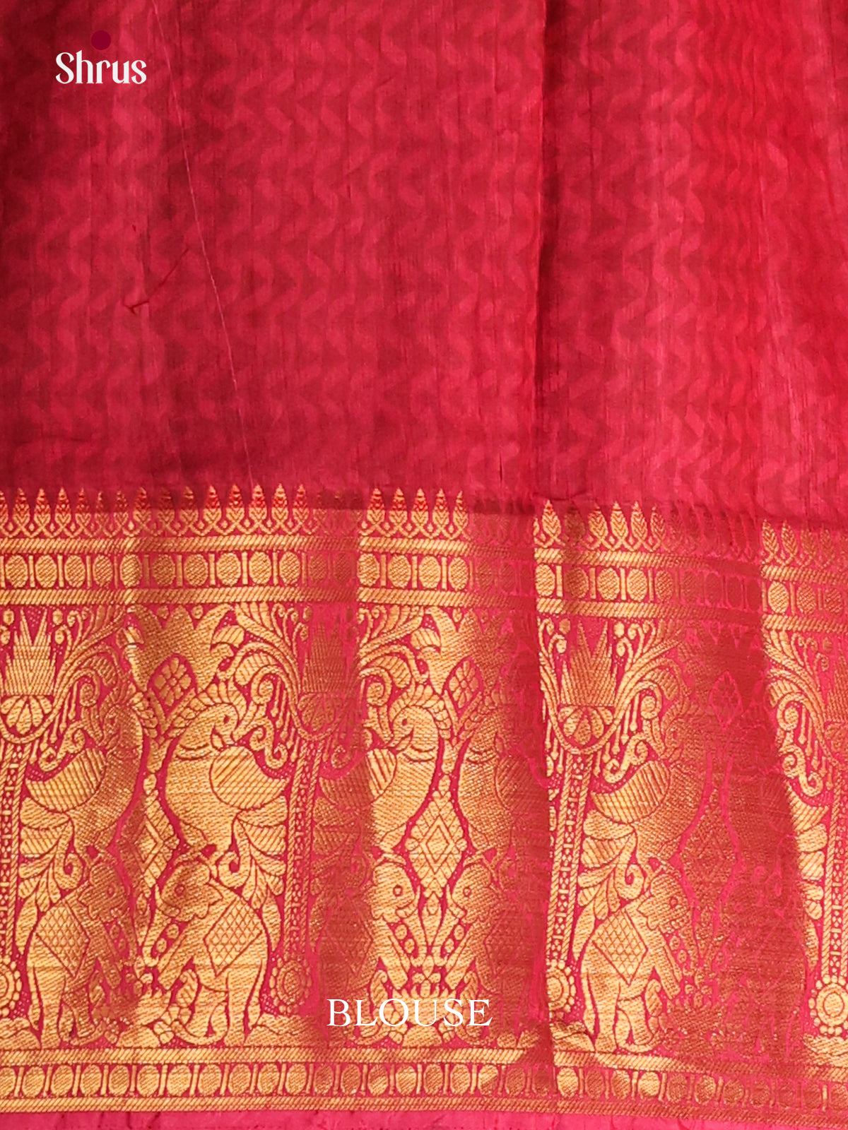 Orange & Pink - Semi Patola Saree - Shop on Shrus.com